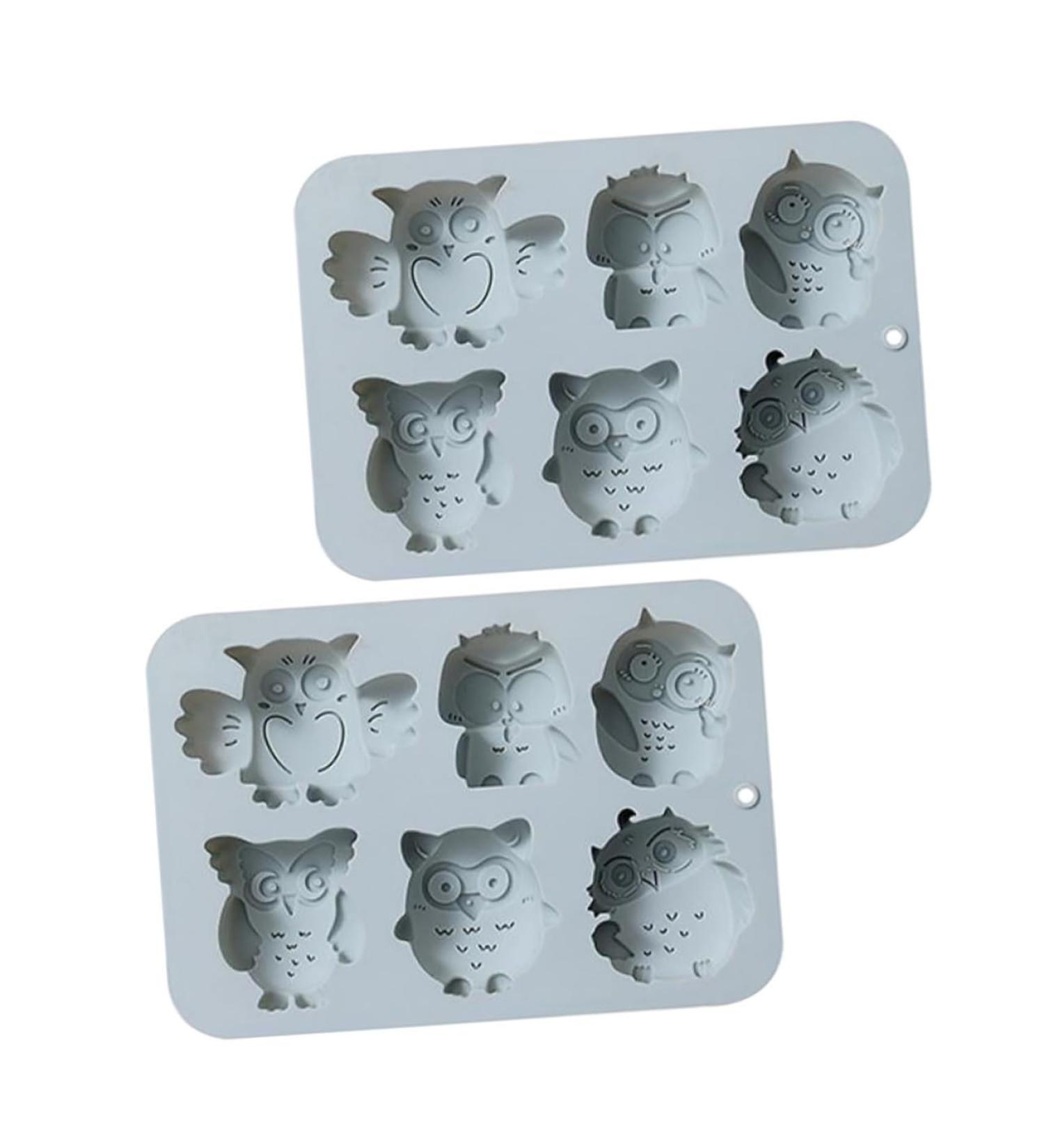 Zerodeko 4 Pcs Baking Cake Mold Silicone Molds Baking Pan Silicone Candy Mold Home Bakeware Dessert to Bake 19.9x13.8cmx2pcs Bluex2pcs - Buy Online on GoSupps.com