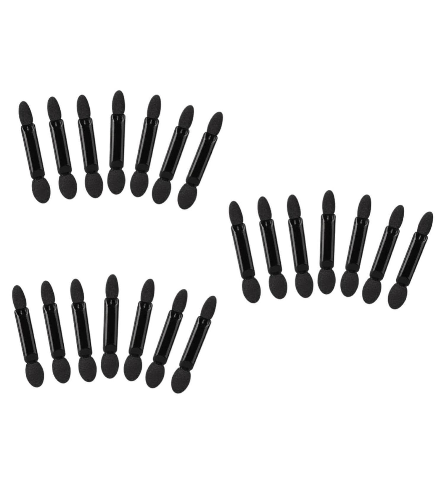 Angoily 150 pcs Eyeshadow Brush Eye Sponge Double-ended Shadow Makeup Tipped Black 50pcsx3pcs Blackx3pcs - Buy Online on GoSupps.com