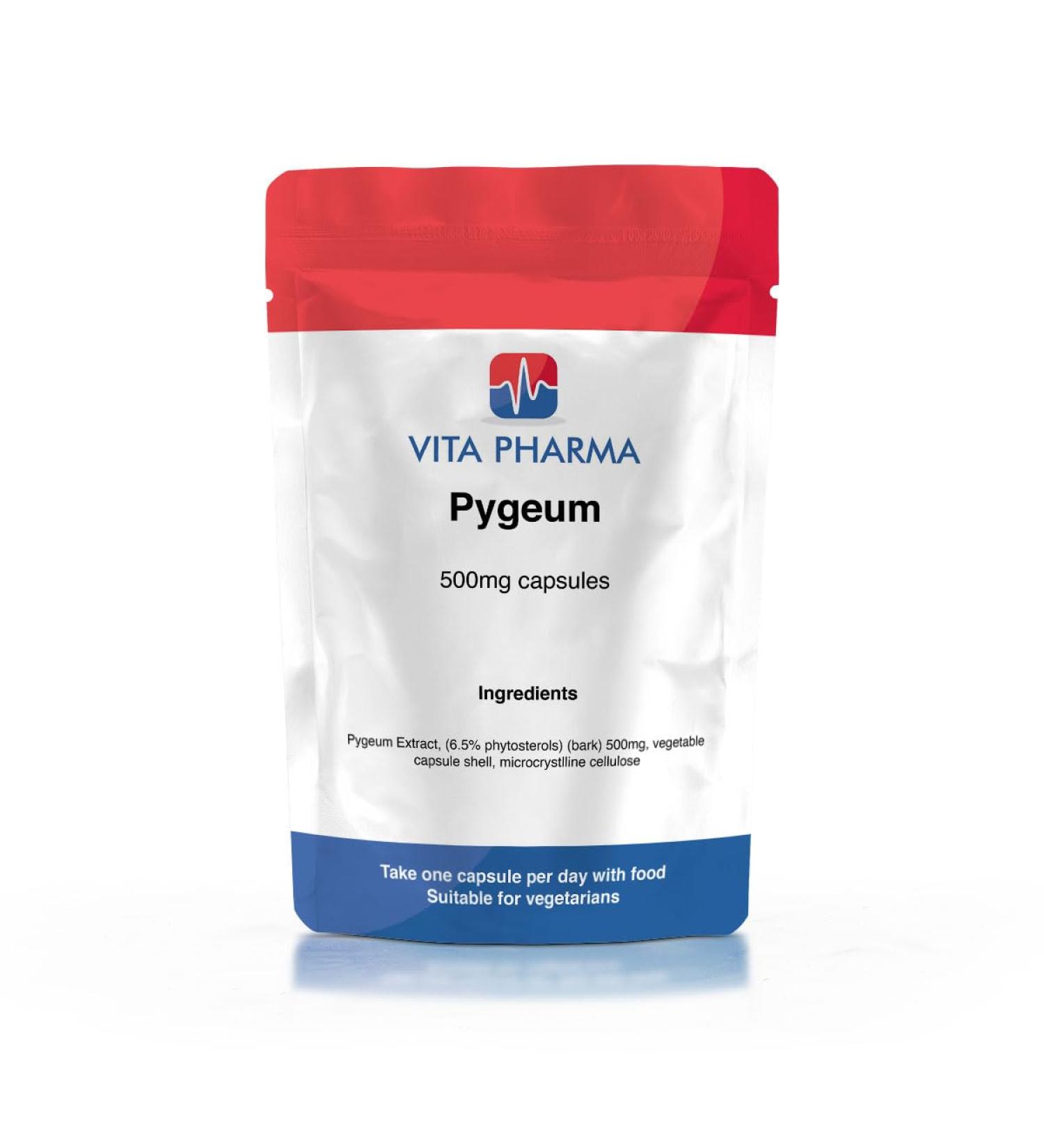 VITA PHARMA Pygeum 500mg 60 Capsules