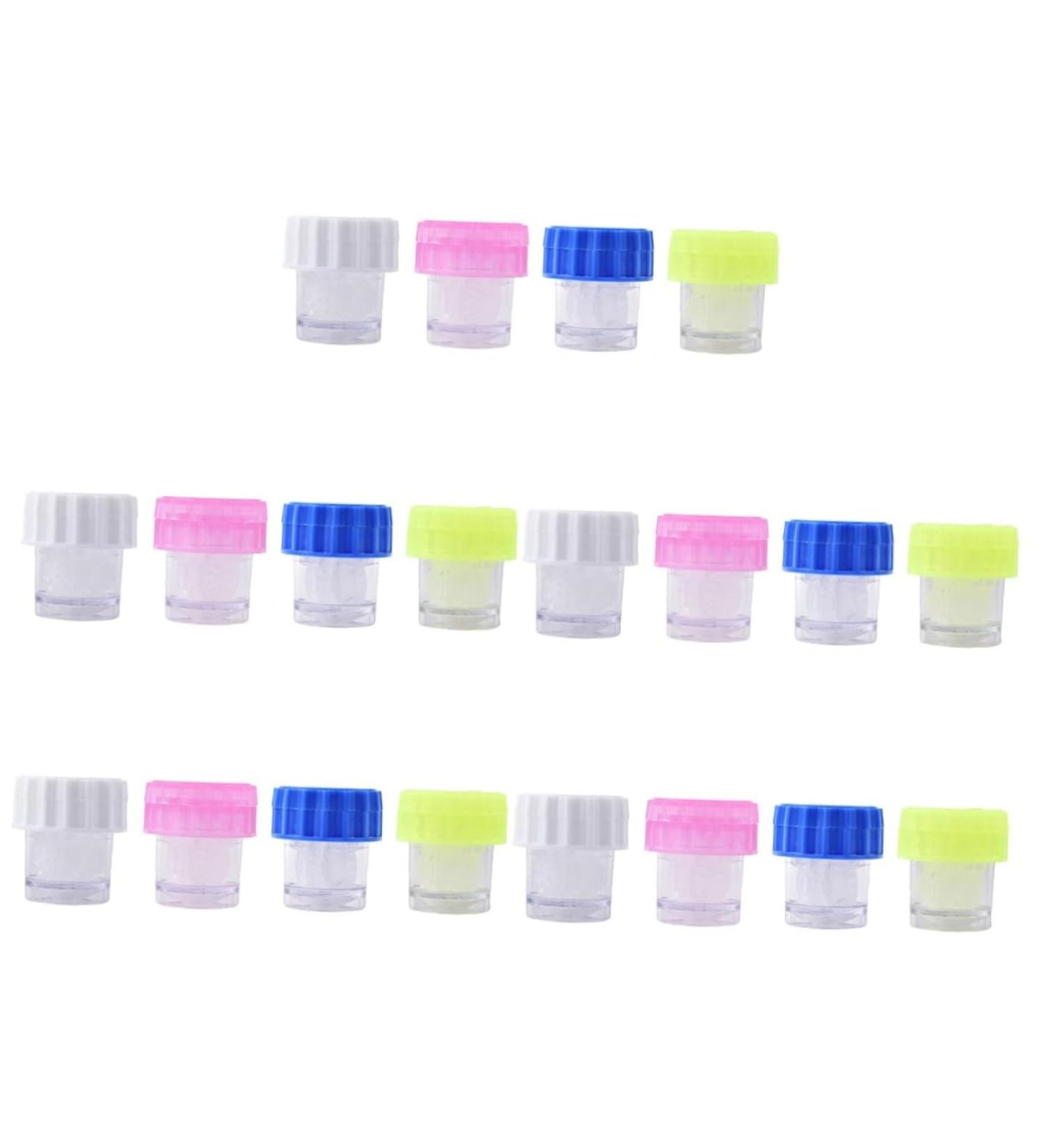 Shop GATUIDA 20 PCS Colored Contact Lens Cleaning Box - Portable Manual Cleaner Plastic Holder & Travel Case for Optimal Lens Care - Buy Online on GoSupps.com