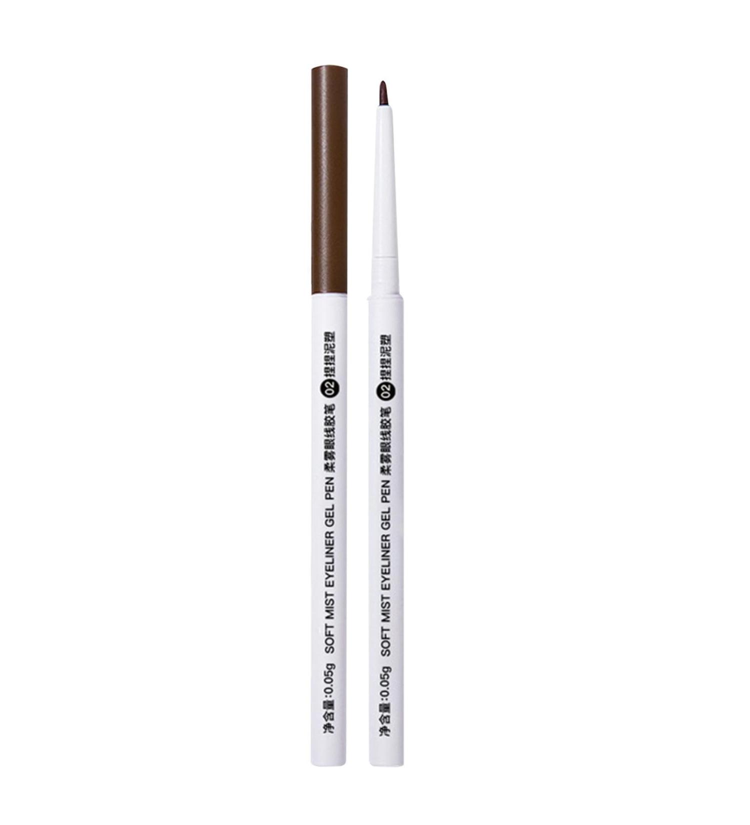 Soft Eyeliner Pencil - Fine Tip Waterproof Liner - Sweatproof Long Lasting Smooth Eye Makeup Glides On Easily To Create Any Look For Women Makeup Kagrote #02 Knead Clay Sculpture - Buy Online on GoSupps.com