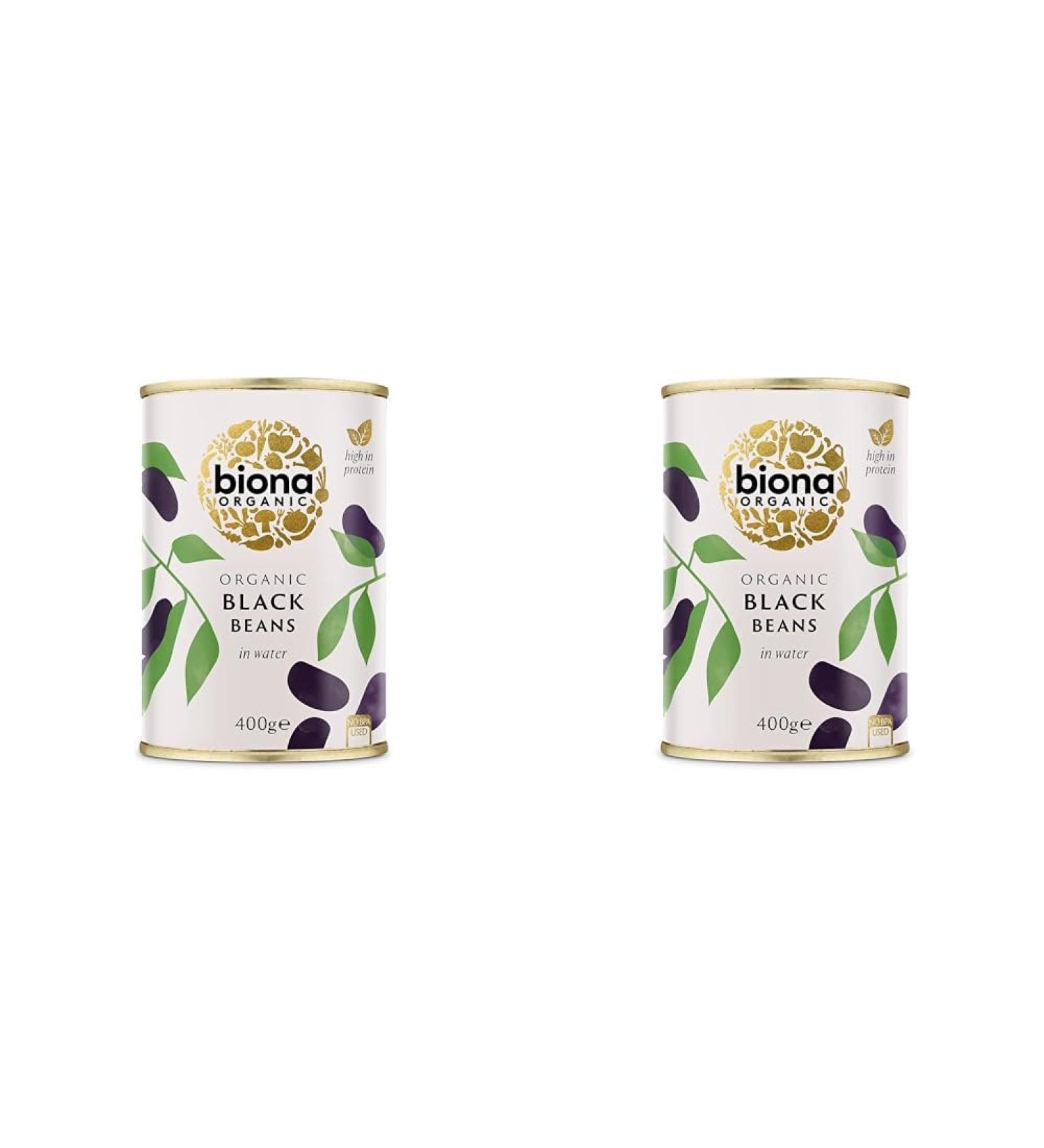 Biona Organic Black Beans 400g (Pack of 2) - Buy Online on GoSupps.com