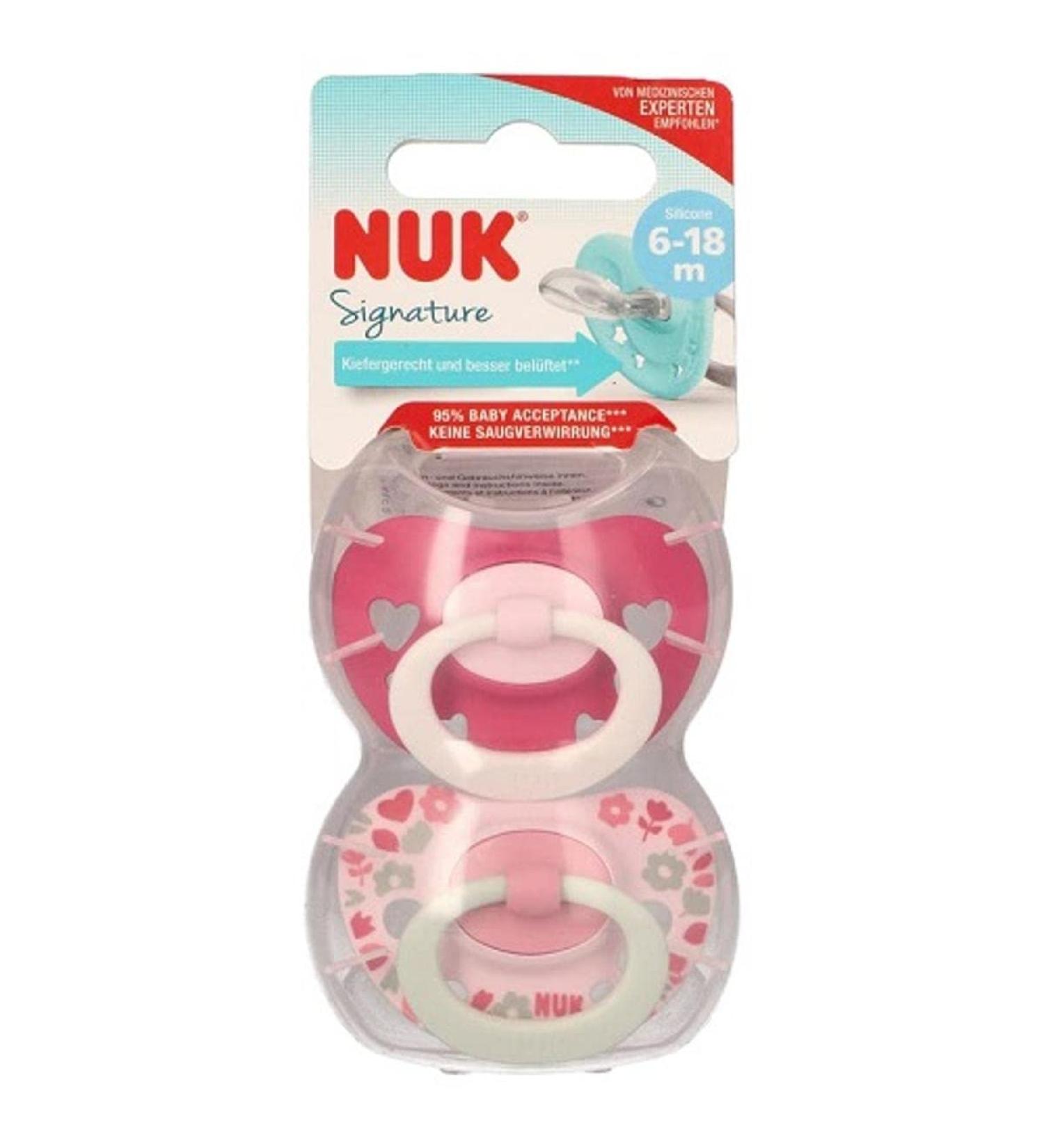 Nuk signature pacifier size 2 2 pieces