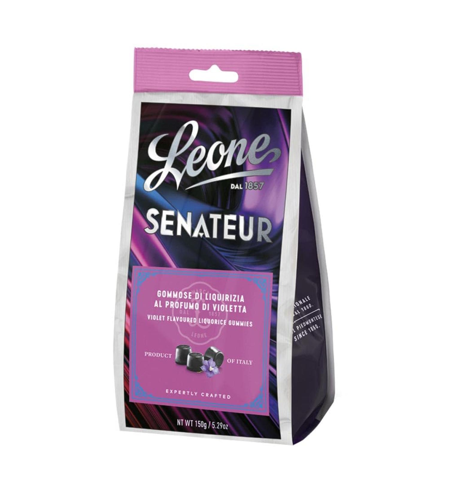 Pastiglie Leone Licorice Senator Gummies 150g