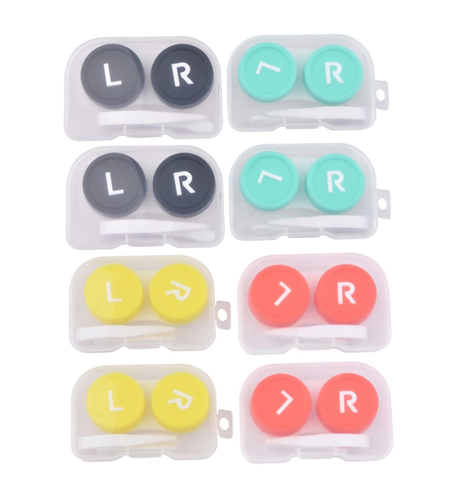 Lurrose 8-Part Tweezer Set - Piston Remover Tool Holder Case & Transparent Travel Box for Eye Lens Care & Removal - Buy Online on GoSupps.com