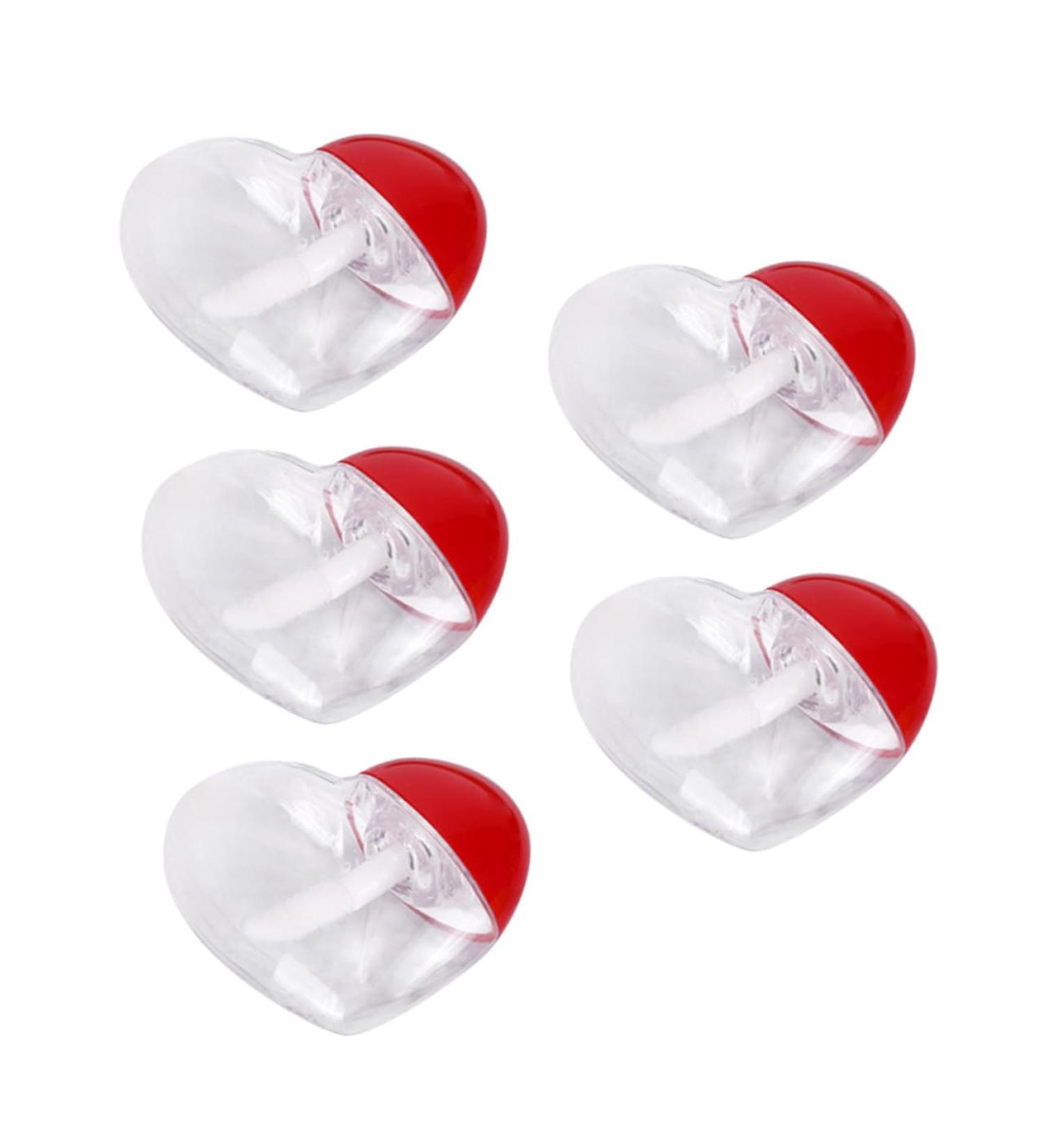 Homoyoyo Lot de 5 Set de Tubes de Gloss L vres de C ur Plastique Transparent Vides et Rechargeables Format Petit pour Maquillage L vres Voyage et Rangement Cosm tique Pratique - Buy Online on GoSupps.com