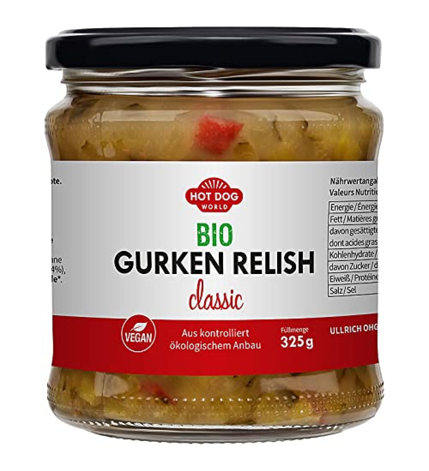 Hot Dog World - Bio Cucens Relish 325g