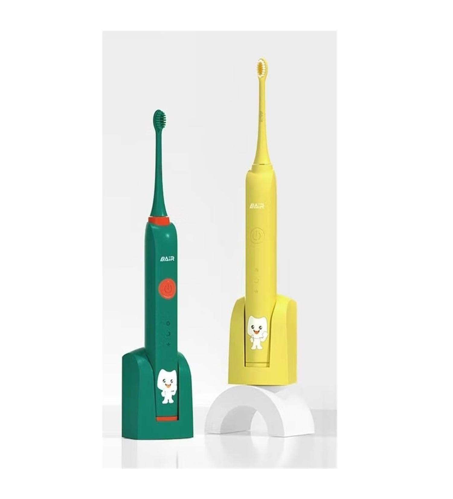 Buy BAIR K7 Children's Electric Toothbrush - Soft-Bristled Sonic Wave Automatic Cute Toothpaste 4 Brush Heads | Ideal for Kids 16+ | International Shipping Available - Buy Online on GoSupps.com
