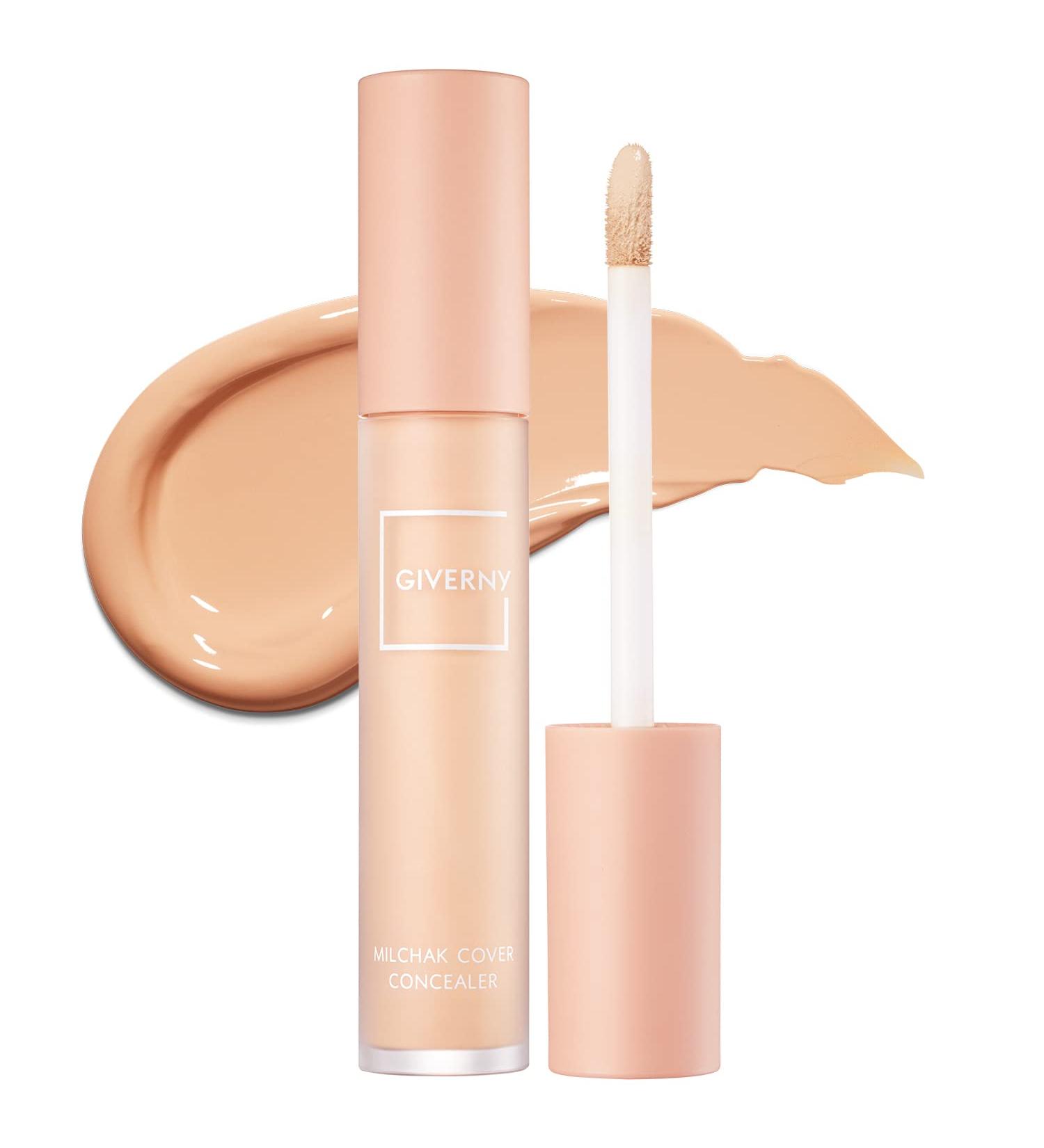 GIVERNY Milchak Cover Concealer - Lightweight Blemish & Acne Concealer for Freckles, Spots, Under Eye Circles - 0.3oz (23 Medium Beige) - Buy Online on GoSupps.com