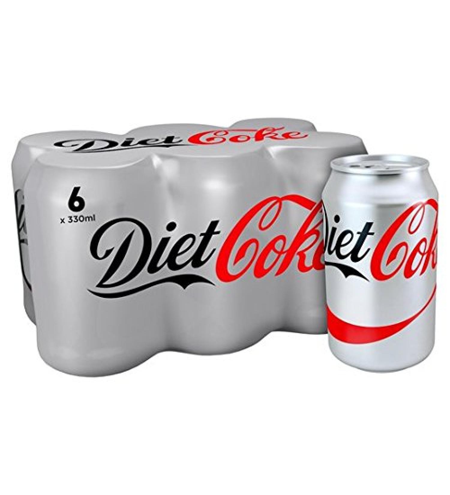 Diet Coke Coca Cola Light 6 x 330 ml