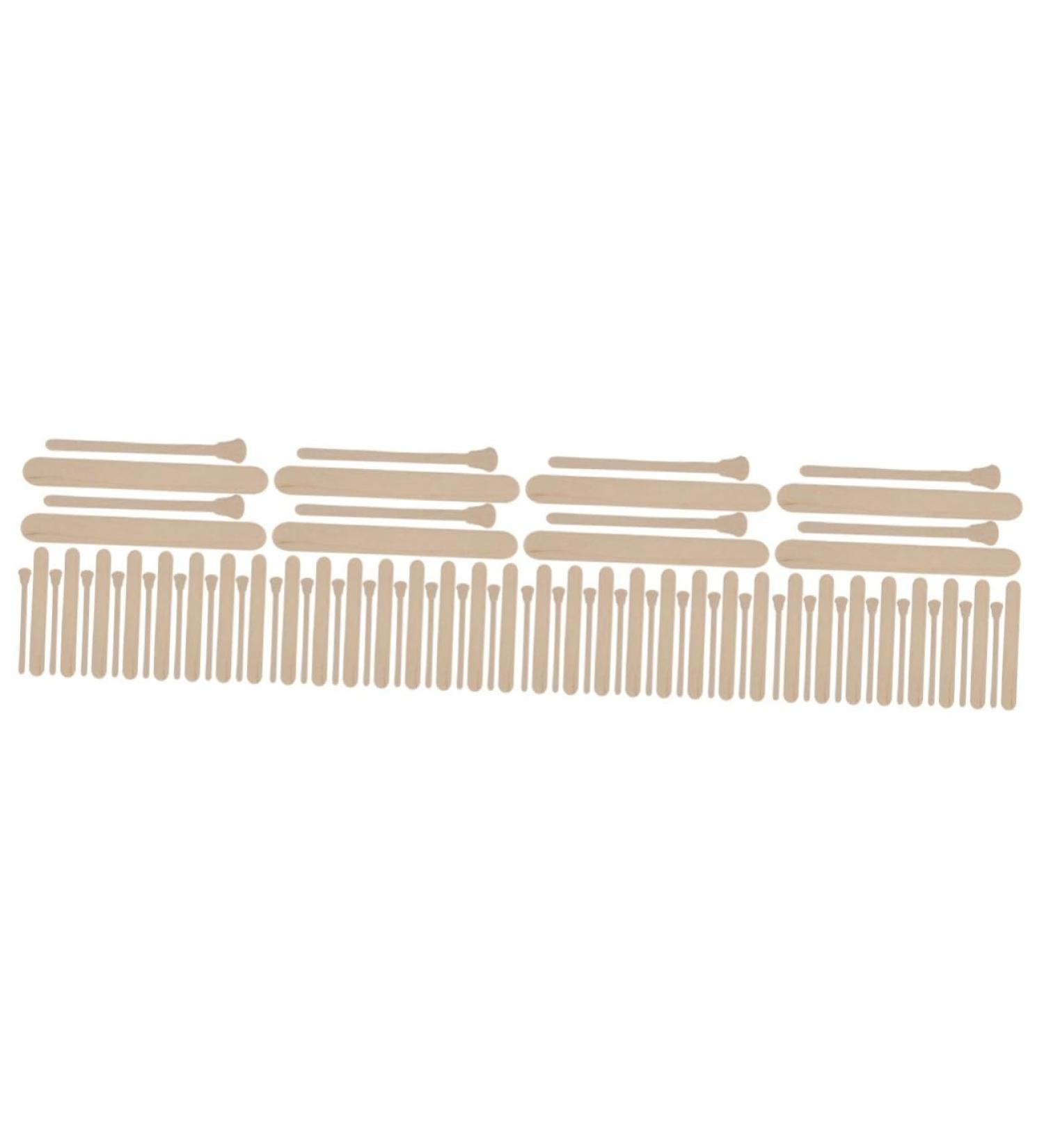 Beaupretty 400 PC Waxed Wooden Sticks - Wax Applicator Spatula for Makeup & Home Accessories - Buy Online on GoSupps.com