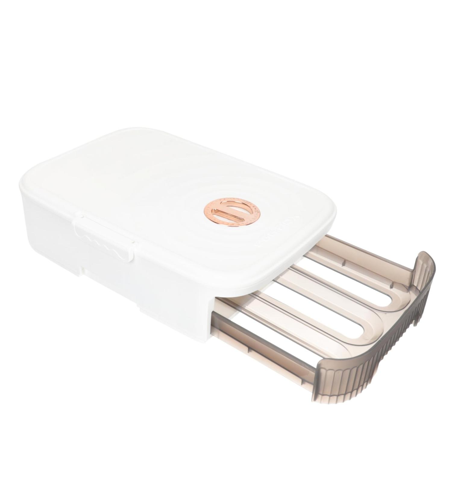 Zerodeko Box Refrigerator Egg Carton Container with Lid Out Fridge Drawer Refrigerator Storage Container Tray - Buy Online on GoSupps.com