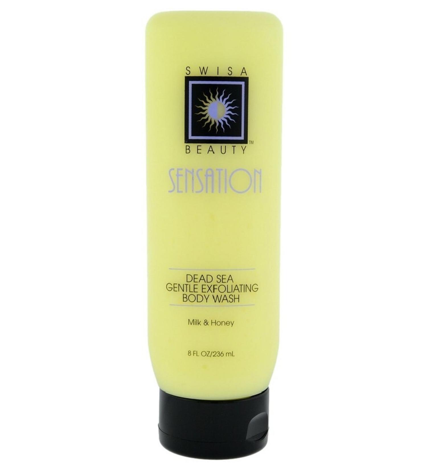 Dead Sea Gentle Exfoliating Body Wash - Milk and Honey | Refreshing Clean & Youthful Glow - Shop Internationally - Buy Online on GoSupps.com
