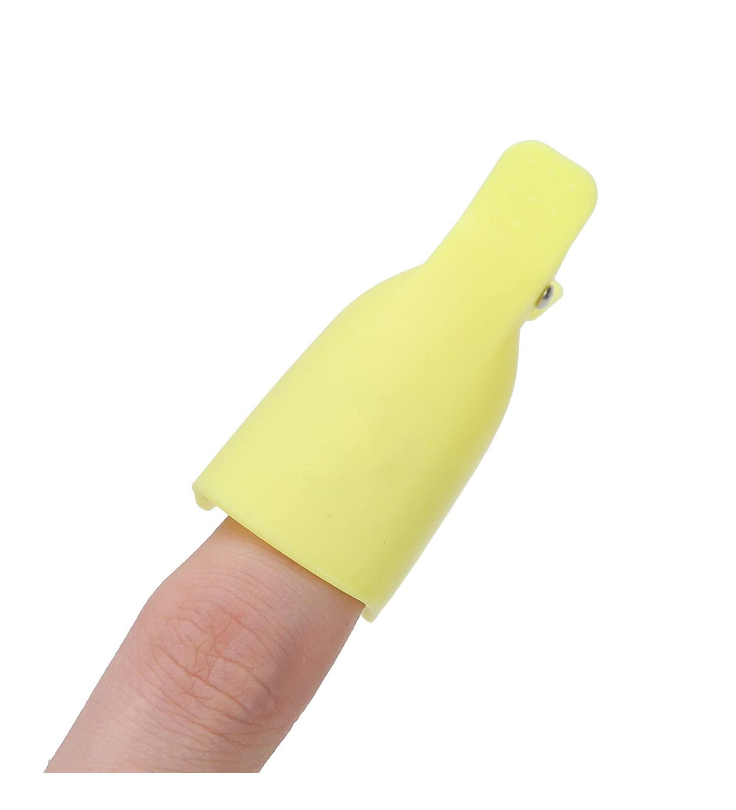 10 Pieces Plastic Gel Nail Polish Remover Clips | Nail Art Soak Off Caps for UV Gel Removal - Studio Quality Tools - Buy Online on GoSupps.com