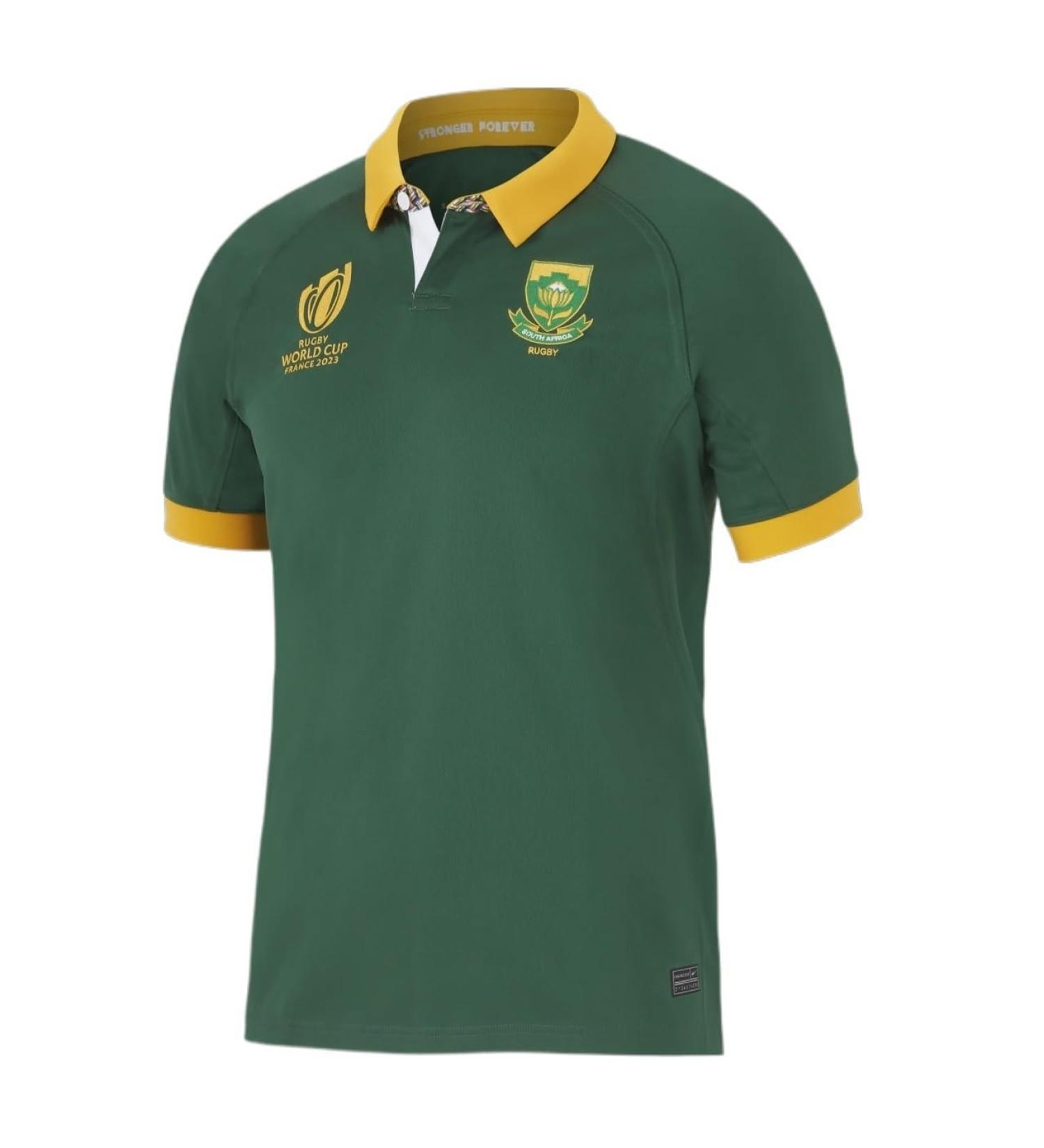 2023 RWC Springbok Stadium Jersey | Men's Rugby T-Shirt & Polo Shirt | International Shipping Available - Buy Online on GoSupps.com