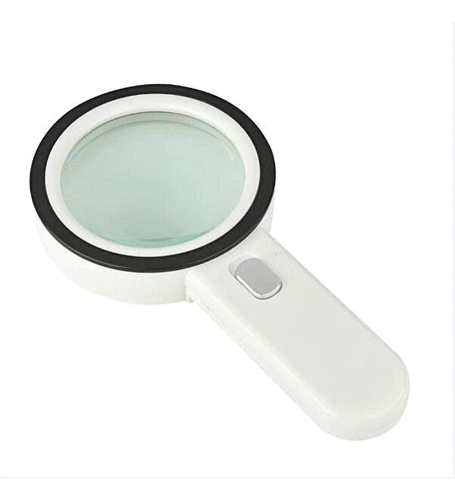 Lightweight Magnifying Glass Hd Optical 30 Times Handheld 12L Lamp Magnifier for Reading Maps-Watch Repair Magnifier Lofty Ambition - Buy Online on GoSupps.com