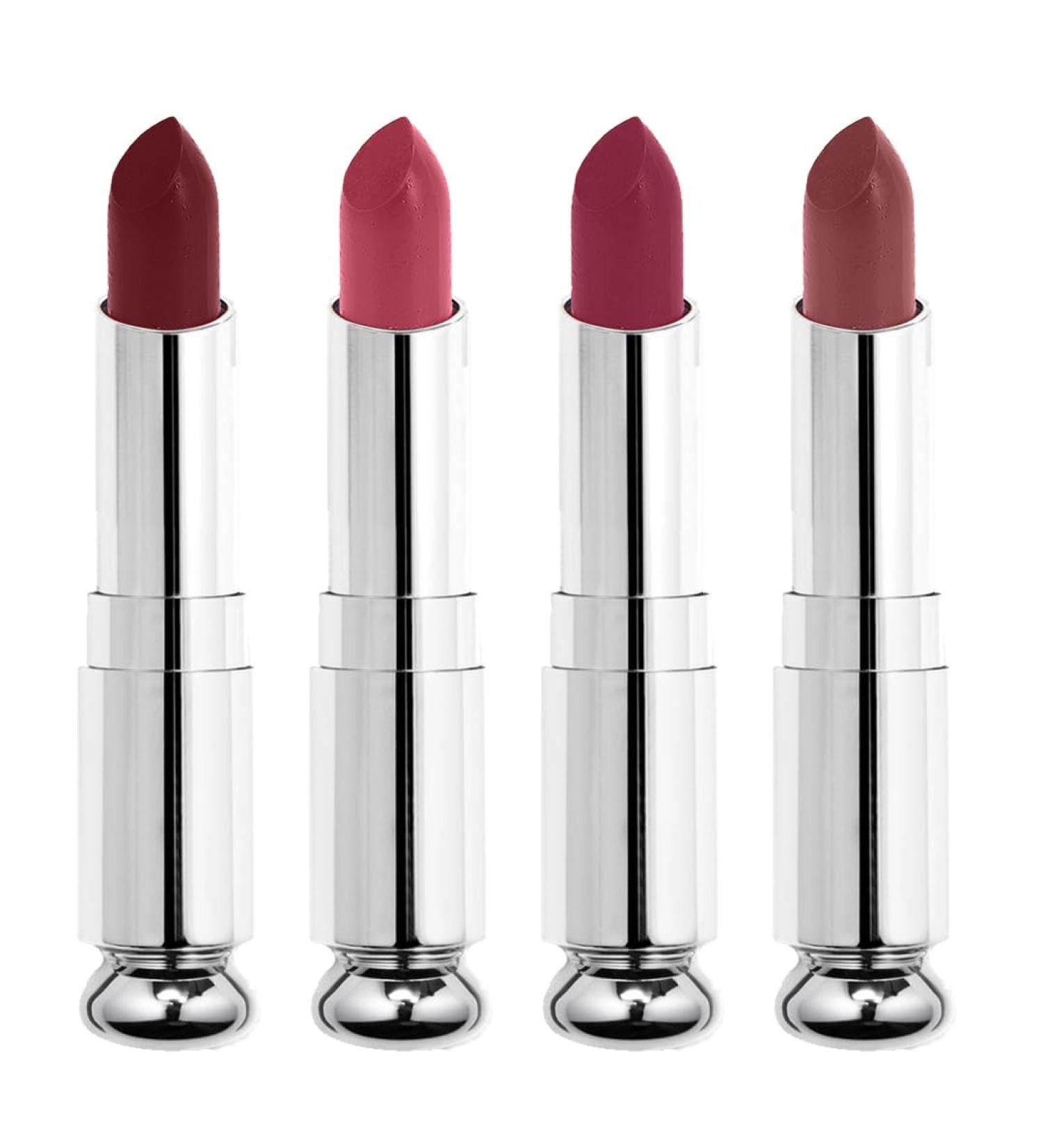 MORAZE Glossy Lipstick - Long Lasting Cream Finish | Buy Pack of 4 (4.5g) Online - International Shipping Available - Buy Online on GoSupps.com