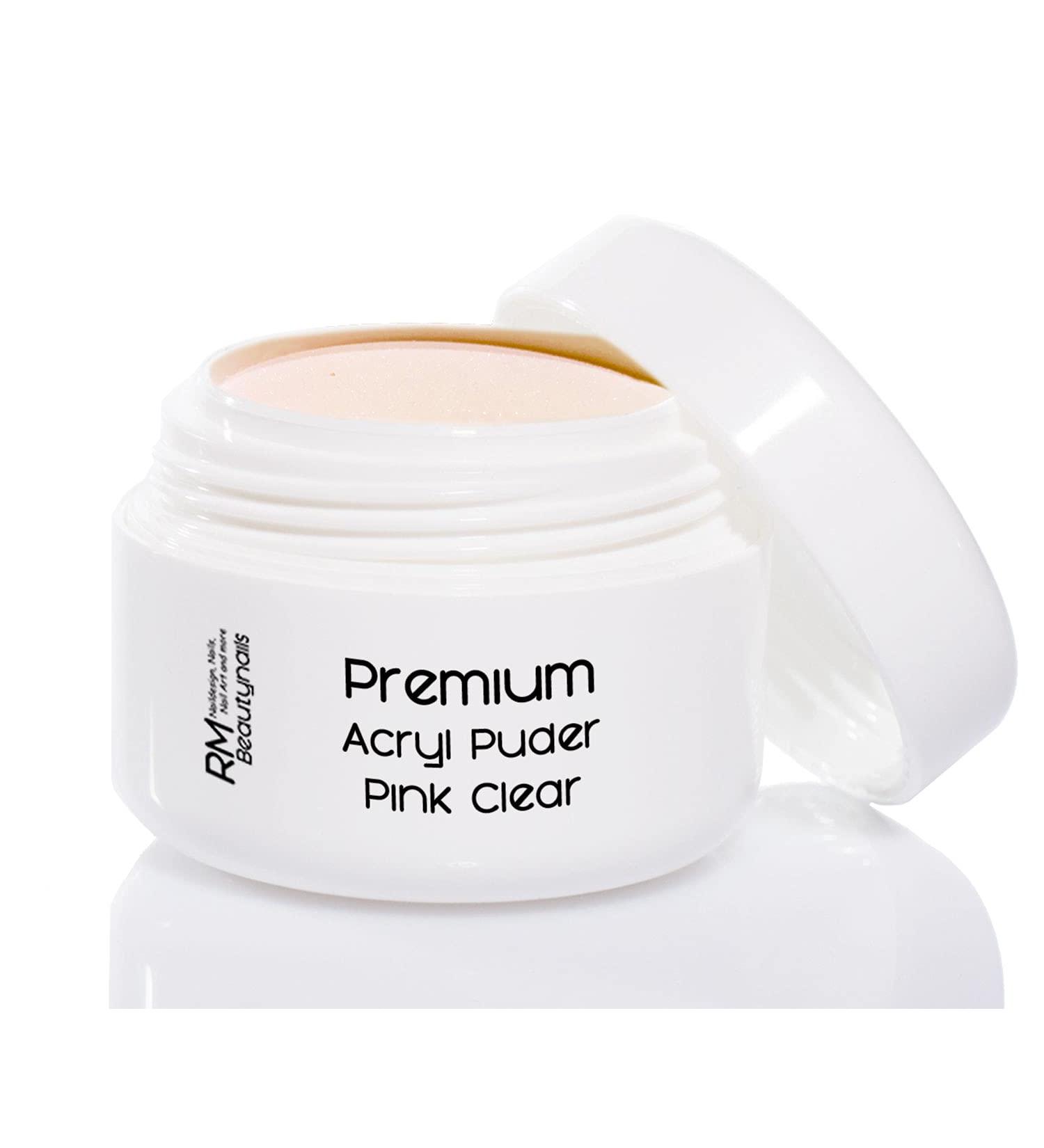 20g Acrylic Powder Pink Clear for nail design in studio quality 20 g (1 pack)