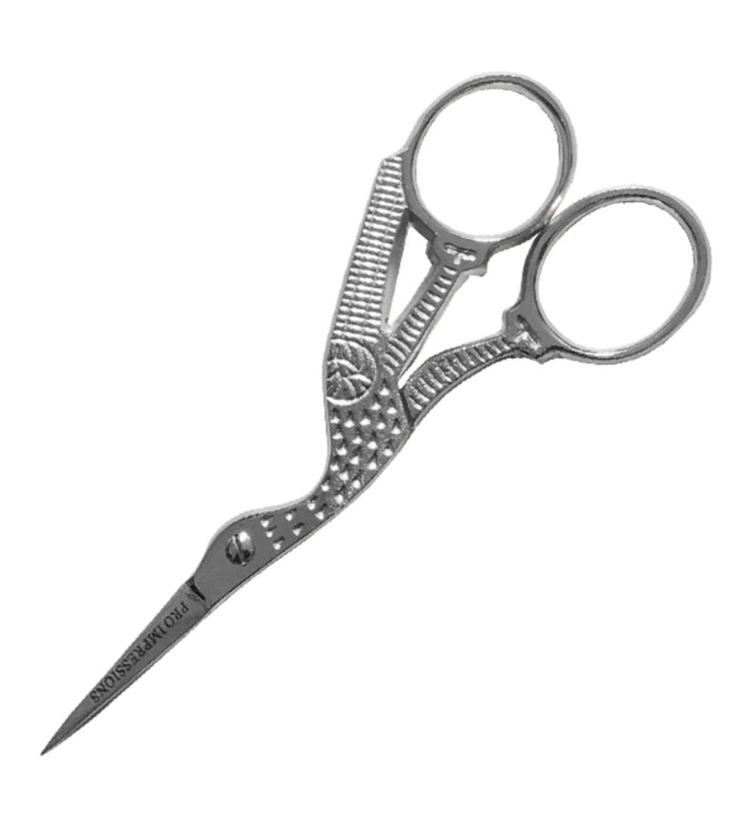 Pro Impressions Stork Scissor Large Silver