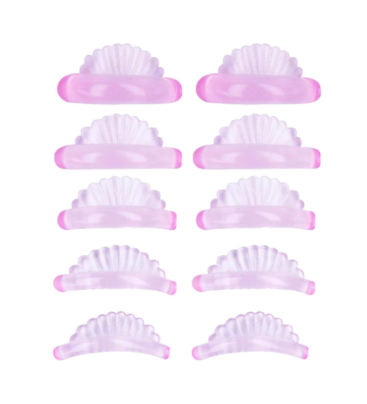 Fukamou Eyelash Lift Pads - Seashells Design Lashes Makeup Tools Self-Adhesive Lash Lift Tool Lash Lifting Pads Lashes Makeup Tools Reusable Silicone for Daily Makeup - Buy Online on GoSupps.com