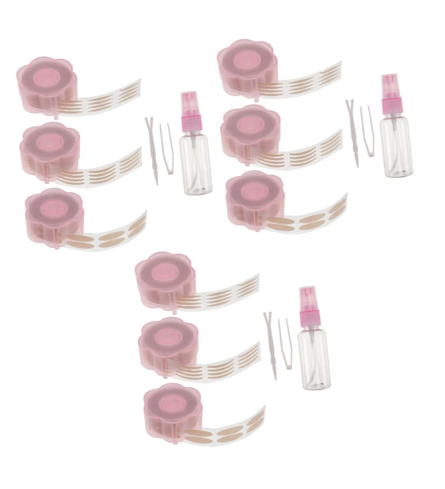 Beatifufu 3 Sets Double Eyelid Sticker Clear Duct Tape Instant Eye Lift Invisible Eye Stickers Eye Gel Moment mediumx3pcs Pinkx3pcs - Buy Online on GoSupps.com