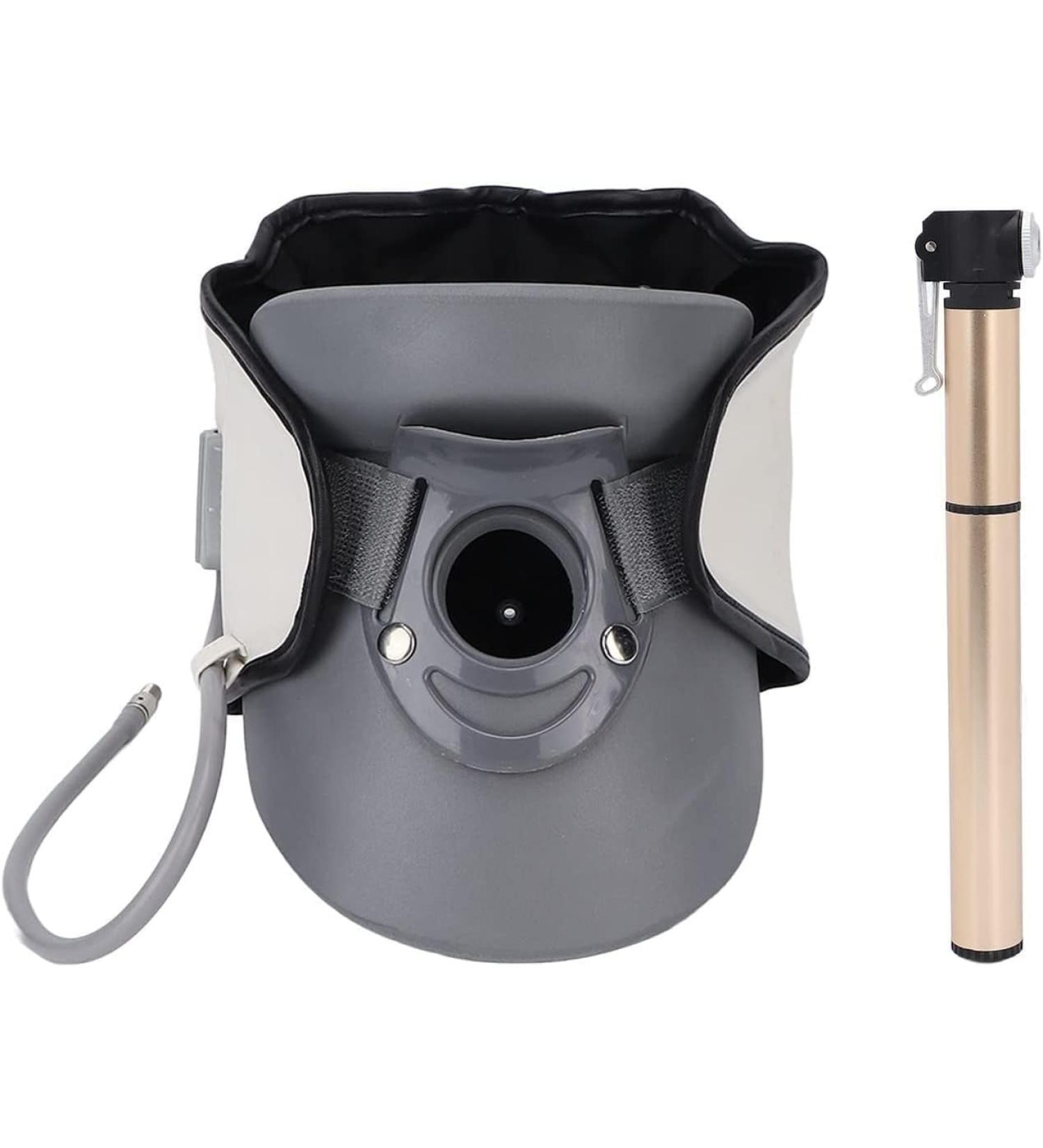 SSDDDLZEQ Cervical Traction Device - Inflatable Neck Support for Pain Relief & Postoperative Use - Buy Online on GoSupps.com