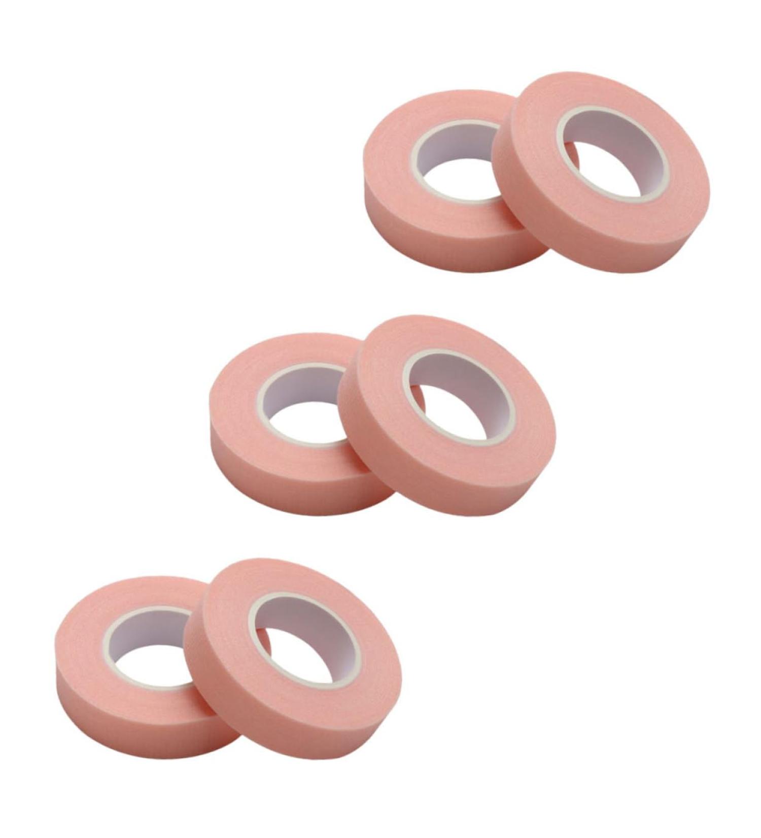 MAGICLULU 12 Rolls Eyelash Tape Colored Duct Tape Coloured Tape Adhesive Lash Tape Barrier Tape Green Duct Plumbing Tools Beauty Salon Strip Cosmetic Non-woven Tape Pink Sensitive - Buy Online on GoSupps.com