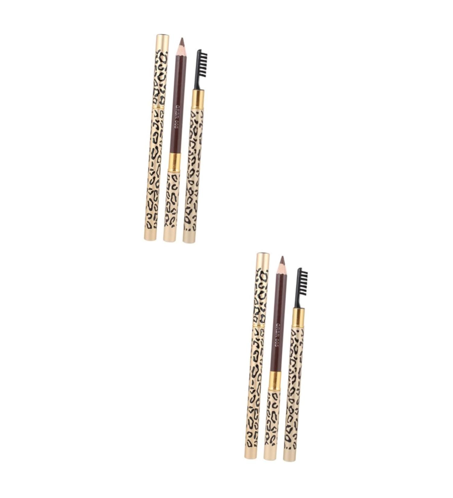 HAPINARY 4 Pcs Makeup Pencils Brow Gel Brow Brush Crayon Pen Kit - Buy Online on GoSupps.com