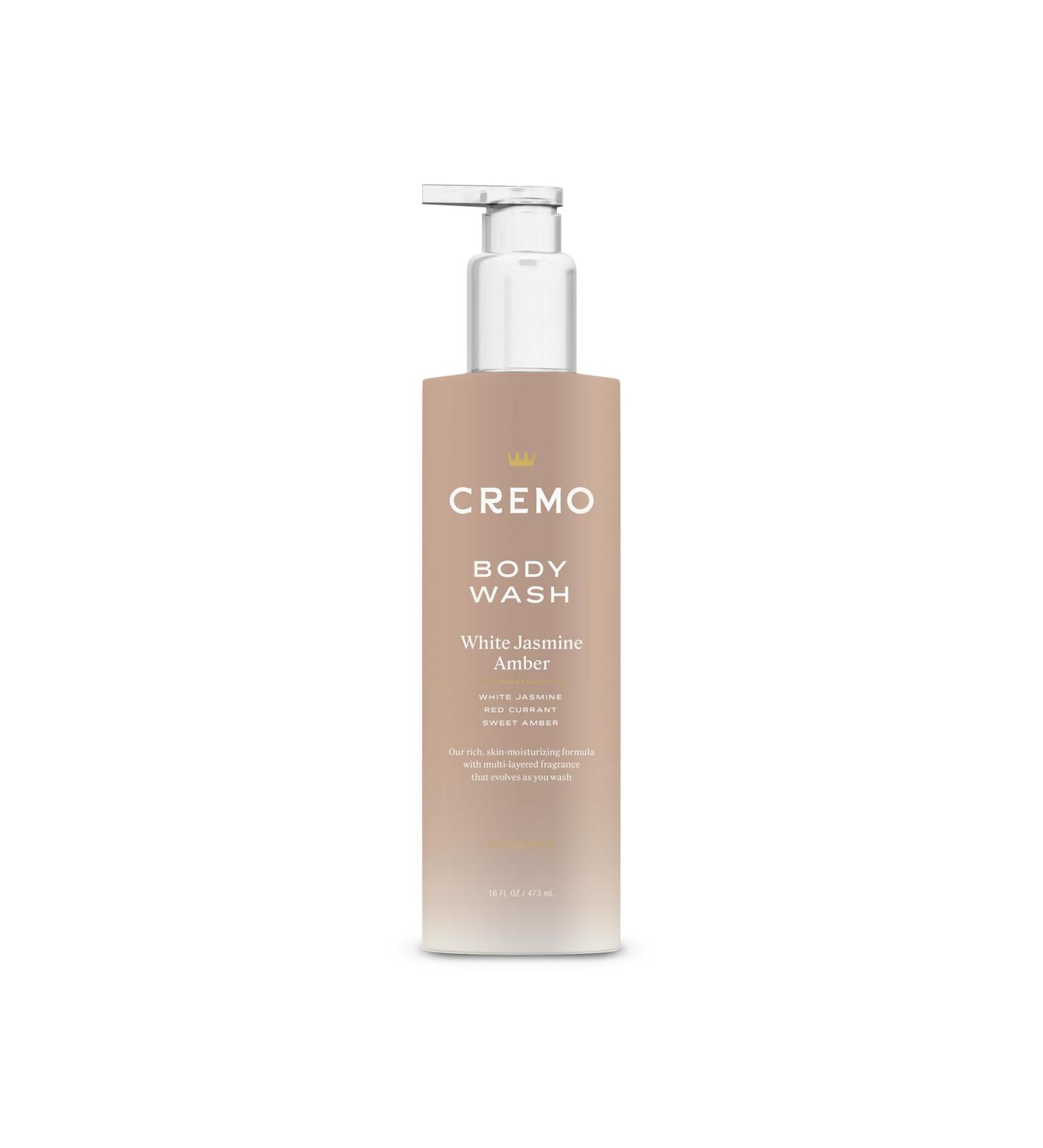 Cremo White Jasmine Amber Skin Moisturizing Body Wash for Women, Notes of White Jasmine, Red Currant, and Sweet Amber, 16 Fl Oz 16 Fl Oz (Pack of 1) White Jasmine Amber - Buy Online on GoSupps.com