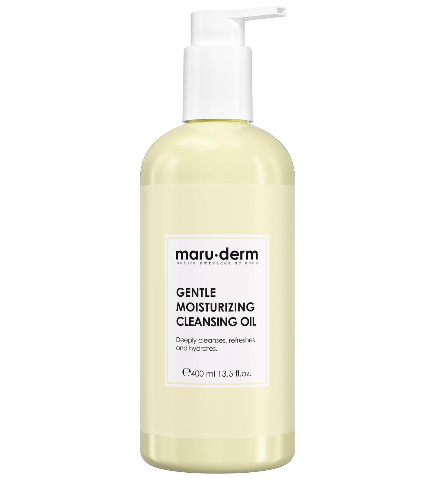 Maruderm Huile Nettoyante Hydratante Douce - D maquillant Visage & Soin Hydratant pour Tous Types de Peaux y compris Sensibles 400 ML - Buy Online on GoSupps.com