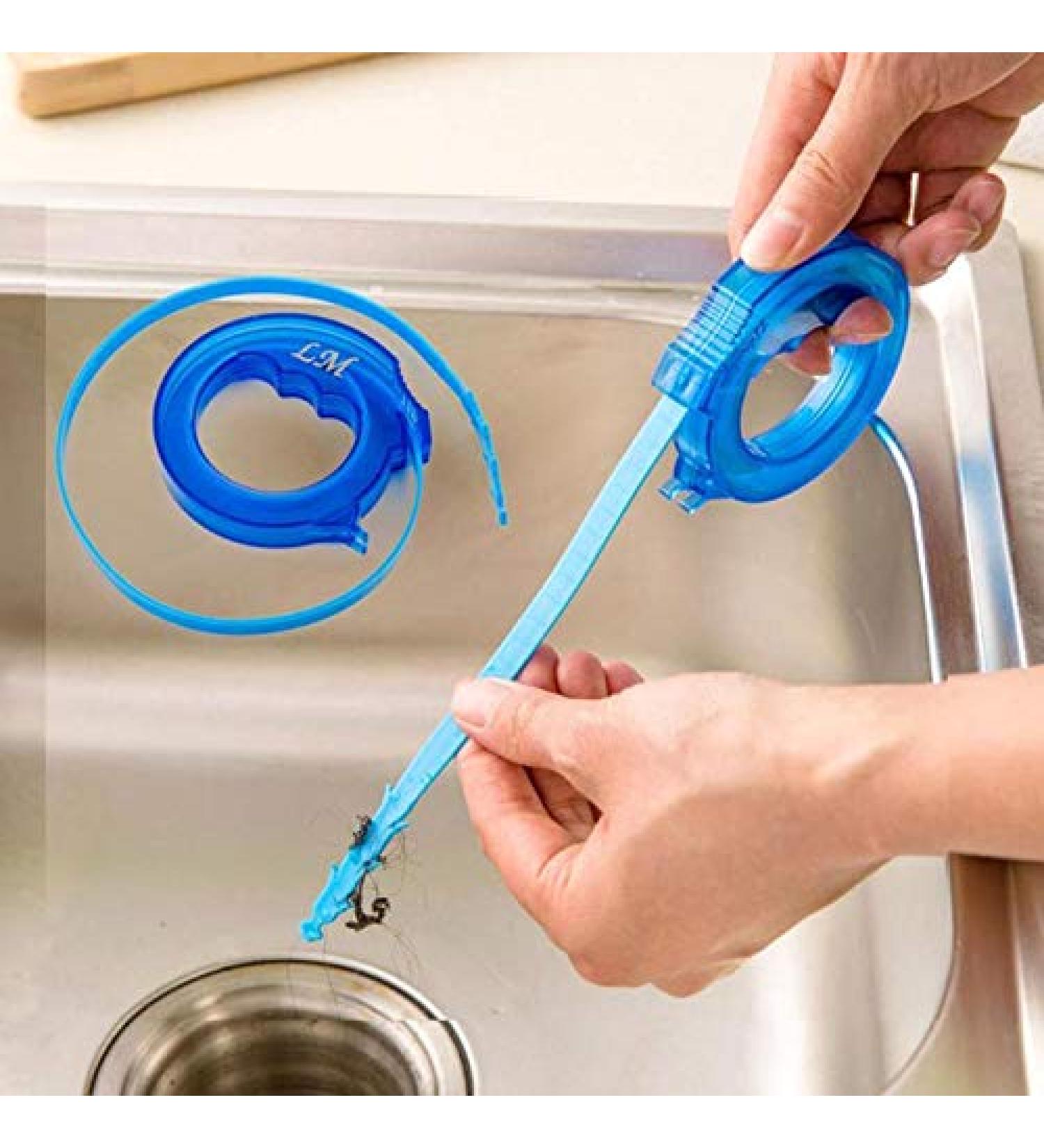 Clean Drains Dredge Pipes Sewer Sink Cleaning Clogs Cleaner Hook Fur Hair Removal Kitchen Bathroom Cleaning Brushes - Buy Online on GoSupps.com