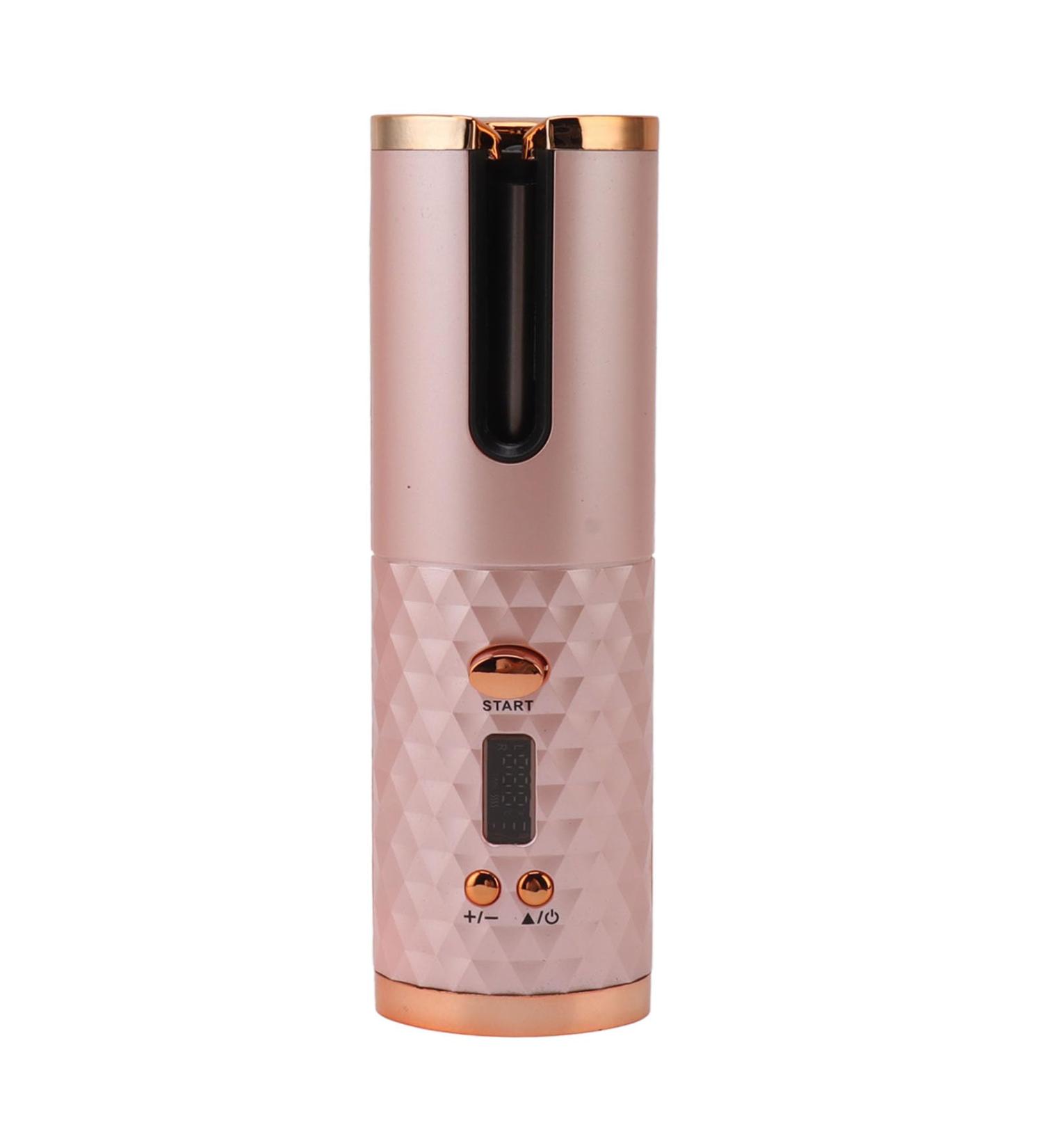 Automatic Cordless Curling Iron - USB Fast Heating & Digital Display Professional Hair Curler for Effortless Styling - Buy Online on GoSupps.com