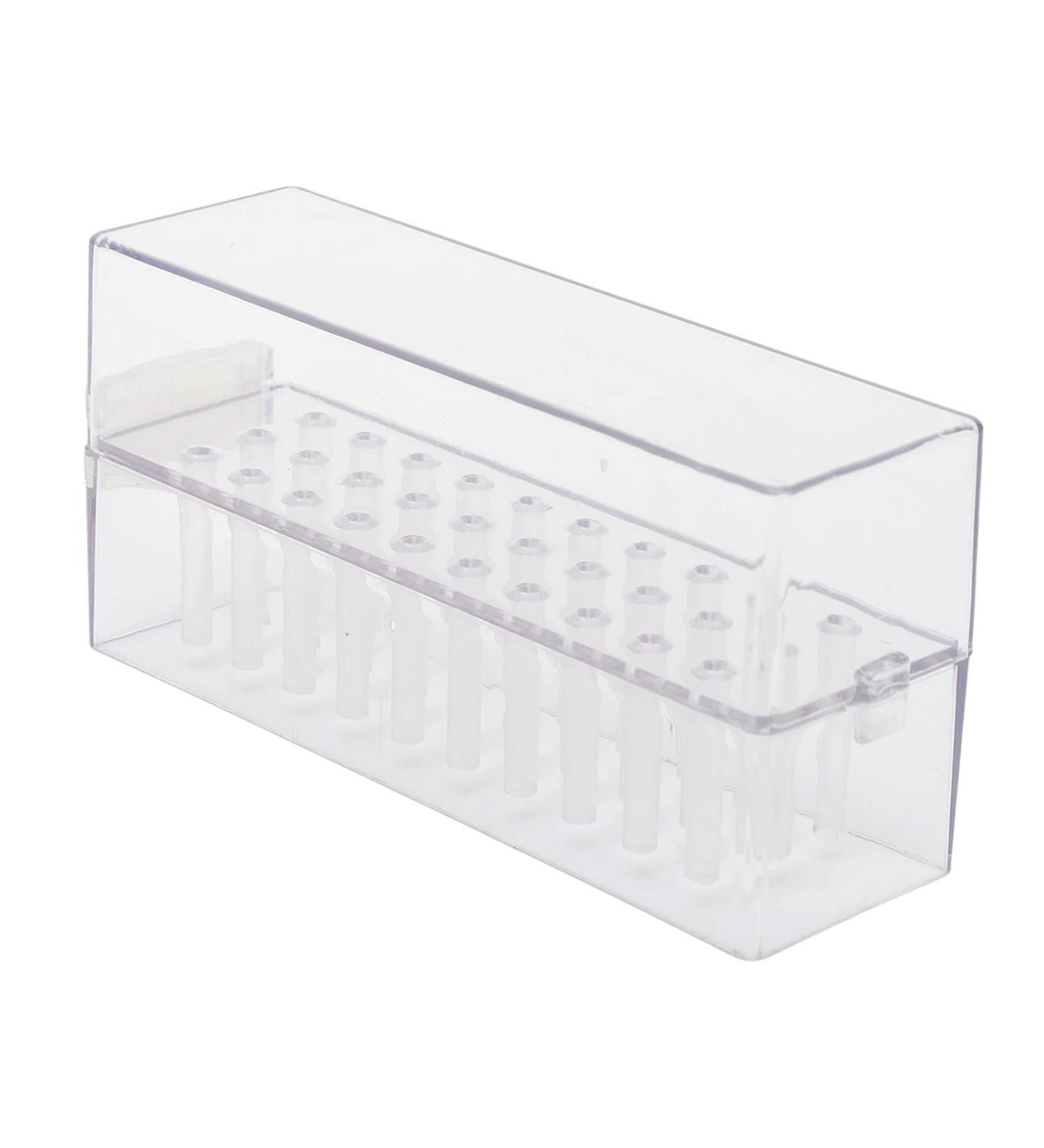 Nail Drill Bits Holder 30 Holes Nail Drill Bits Storage Container Box Nails Drill Bits Display Organizer Manicure Tools for Home Use Nail Salon - Buy Online on GoSupps.com