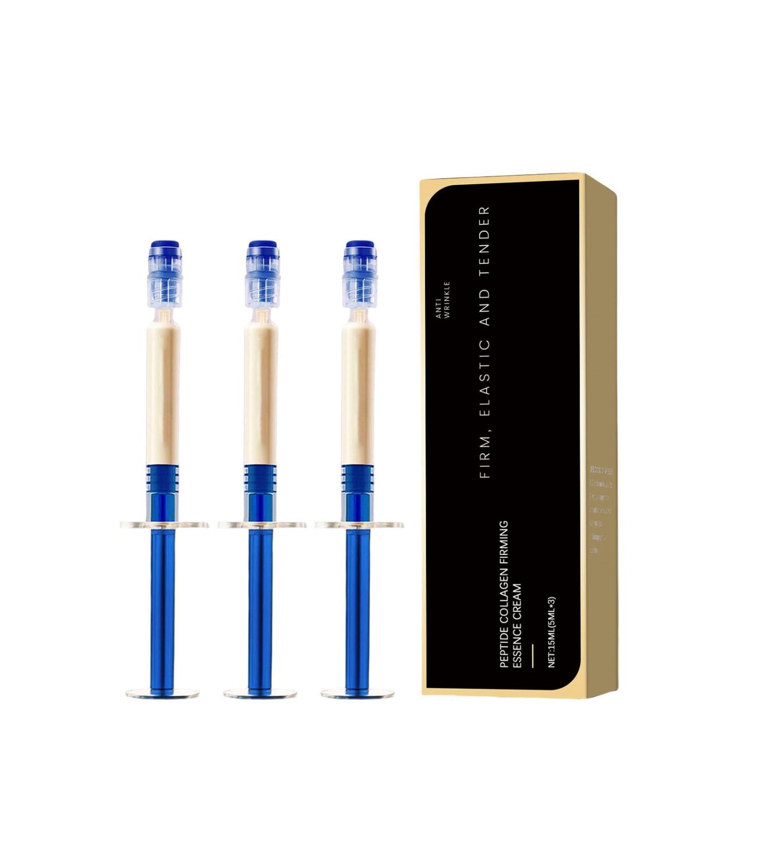 SURORAIN Peptide Collagen Elastic Essence Cream Micro-Molecular Collagen Anti-Wrinkle Lotion Firms Skin Long-Lasting Moisturizes Anti-Aging Suitable for All Skin Types (3PCS 5ml) - Buy Online on GoSupps.com