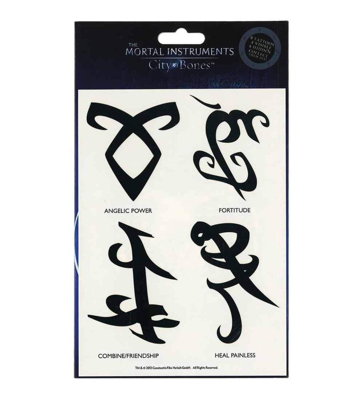 Underground Toys City of Bones Rune Tattoo