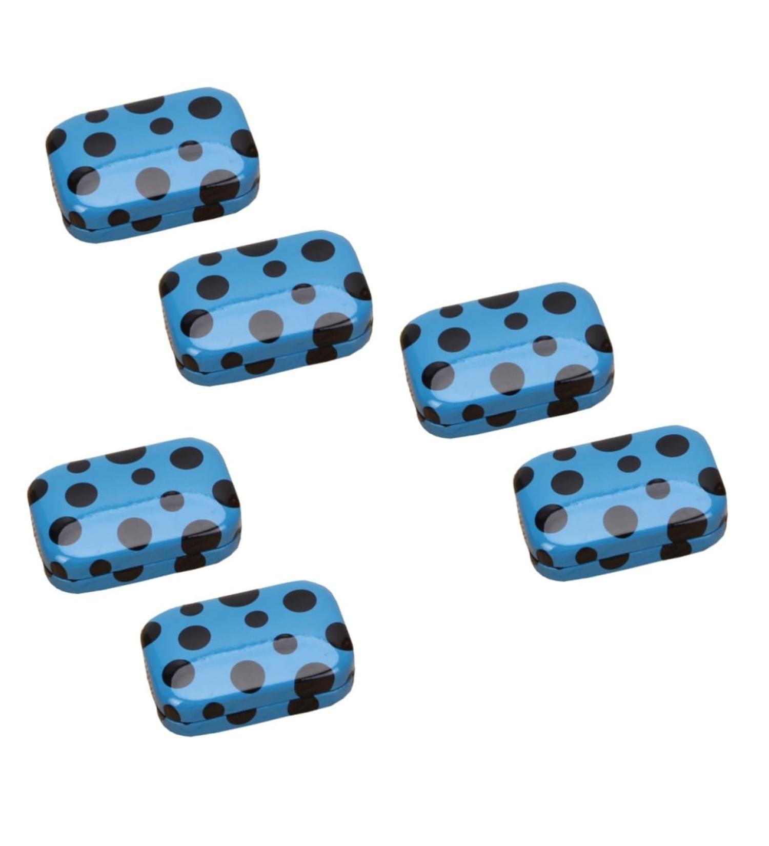 Solustre 6-Piece Colored Contact Lens Organizer | Pocket Case & Care Box for International Shipping - Buy Online on GoSupps.com