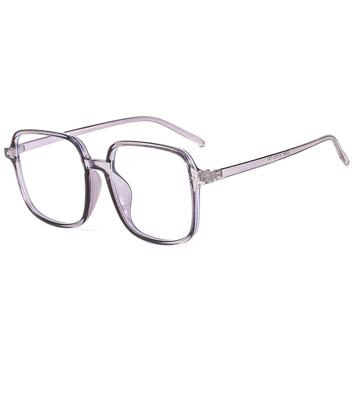 KDOQ PC Frame Oversize Anti Blue Light Glasses for Men & Women - Clear Lens Unisex Eyewear for Eye Protection - Buy Online on GoSupps.com