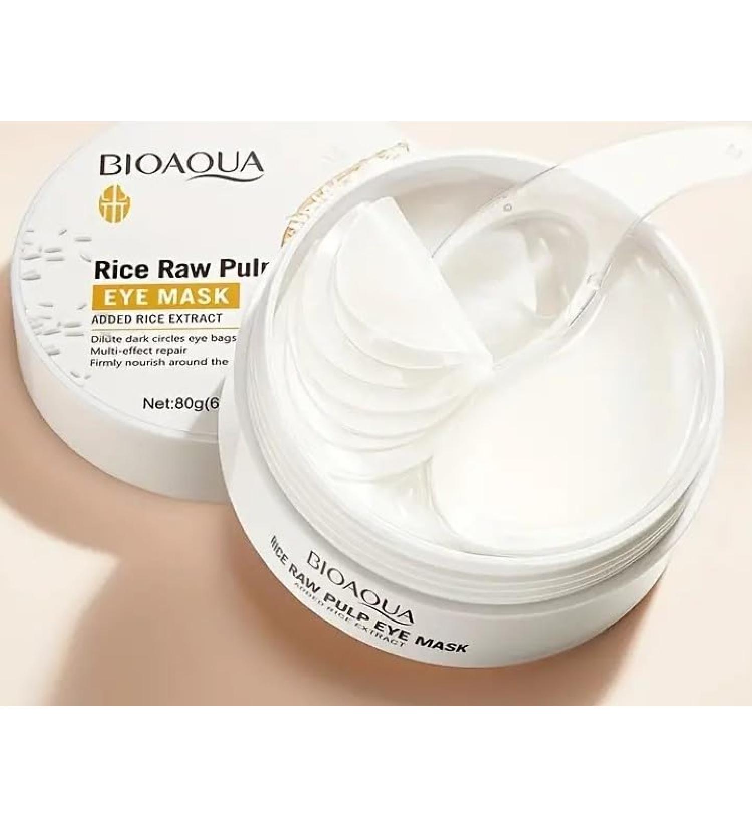Premium Rice Pulp Eye Mask - Nourishing Skin Care for Face Eyes & Body | International Shipping Available - Buy Online on GoSupps.com