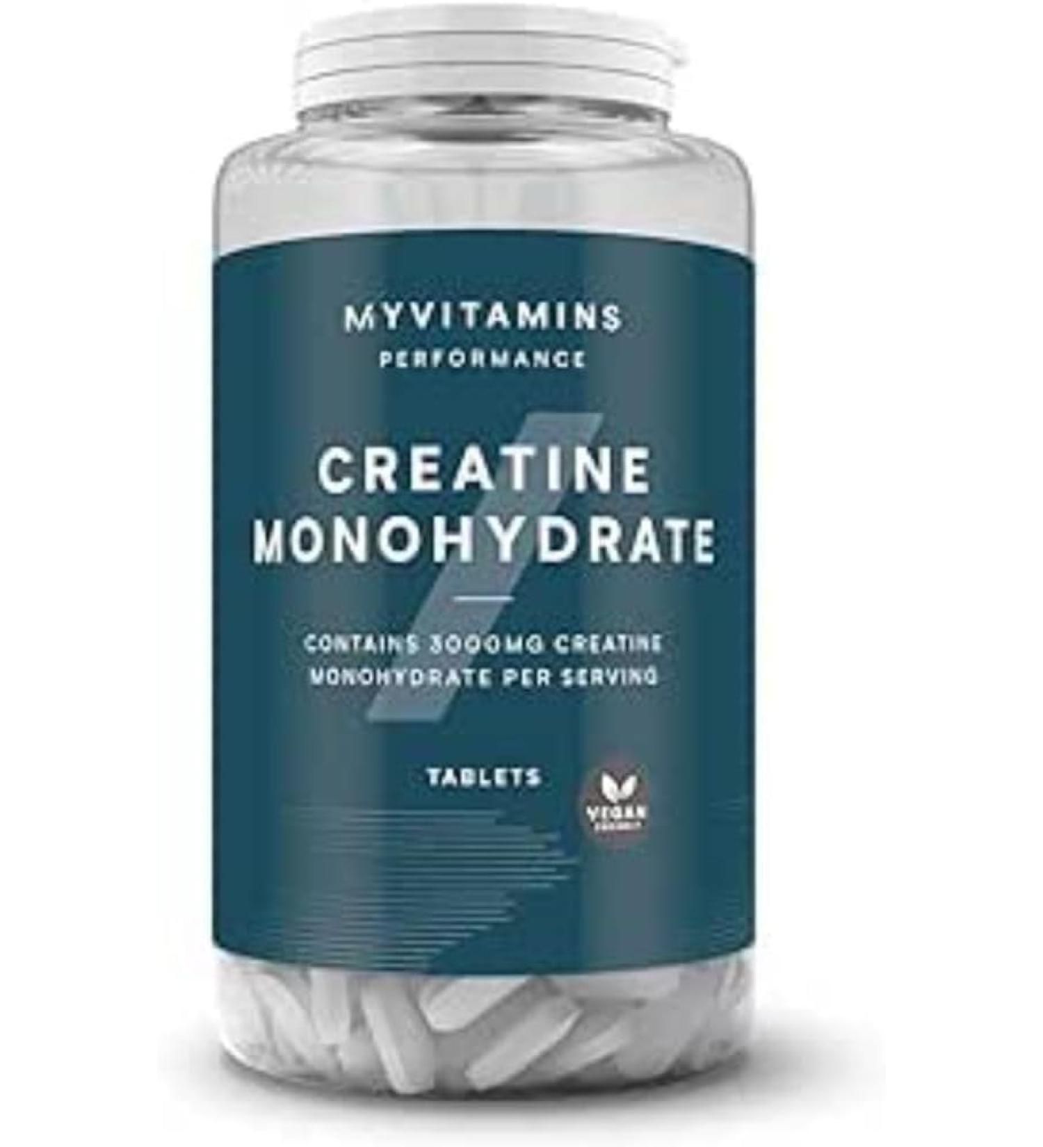 Unflavoured My Protein Creatine Monohydrate 250 Tablets | Pure Creatine Supplement - Buy Online on GoSupps.com