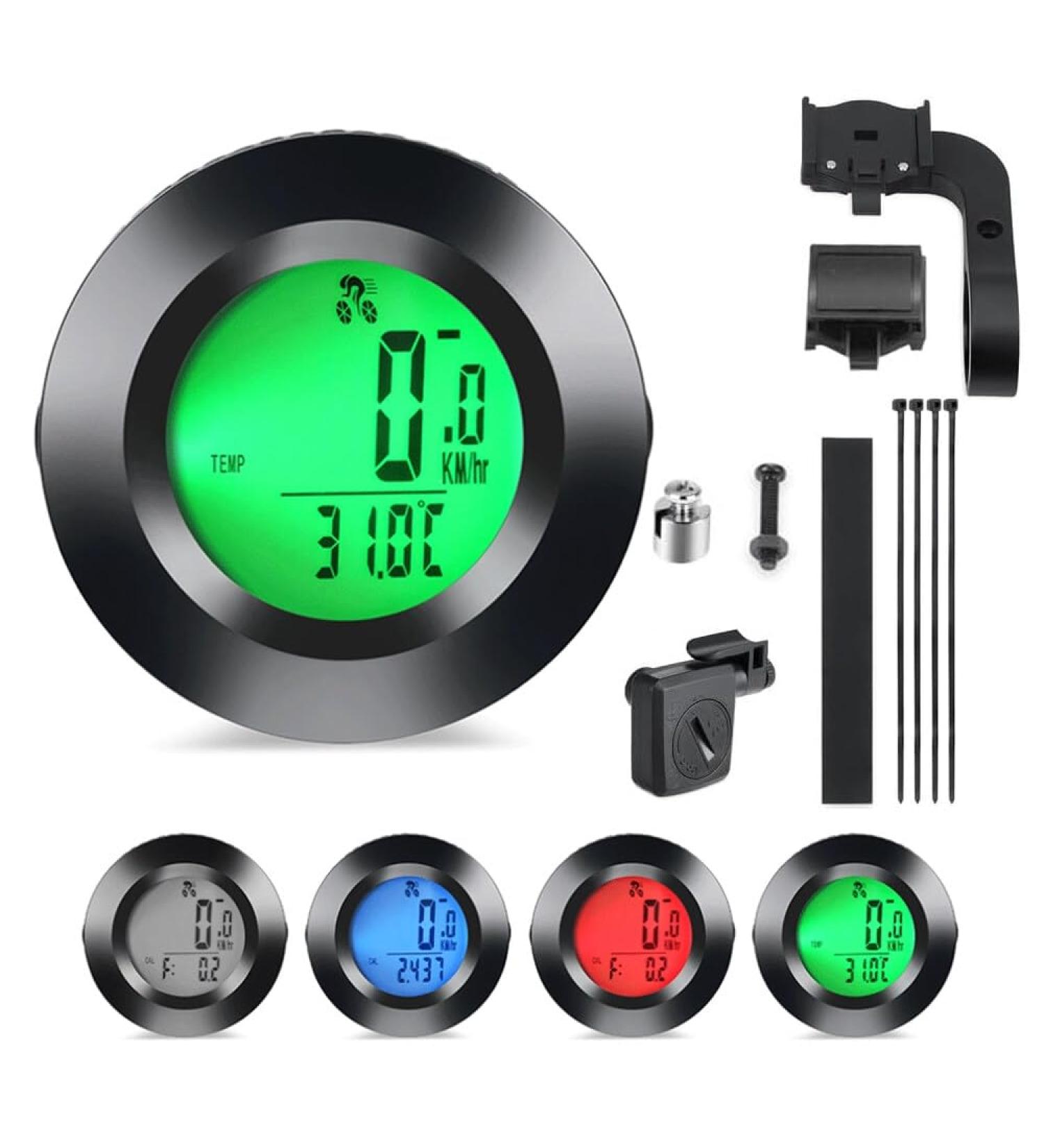 XPJBKC Wireless Bike Computer - Waterproof Speedometer with 3-Color Backlight | Multifunctional & Auto Wake-Up Feature - Buy Online on GoSupps.com