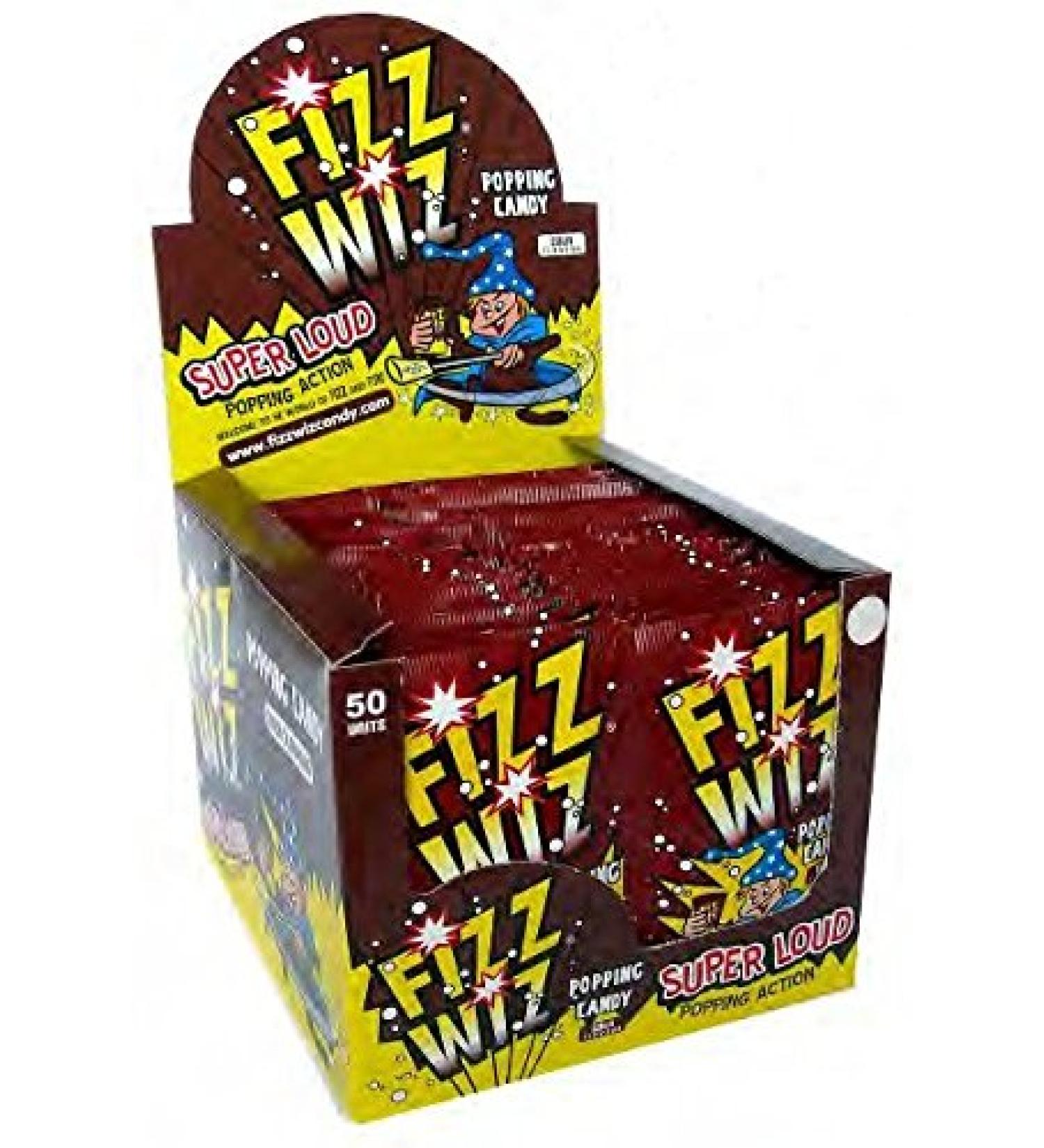 Fizz Wizz Fizz Wizz Popping Candy Cola Flavour - 50 Pieces - 37 ml
