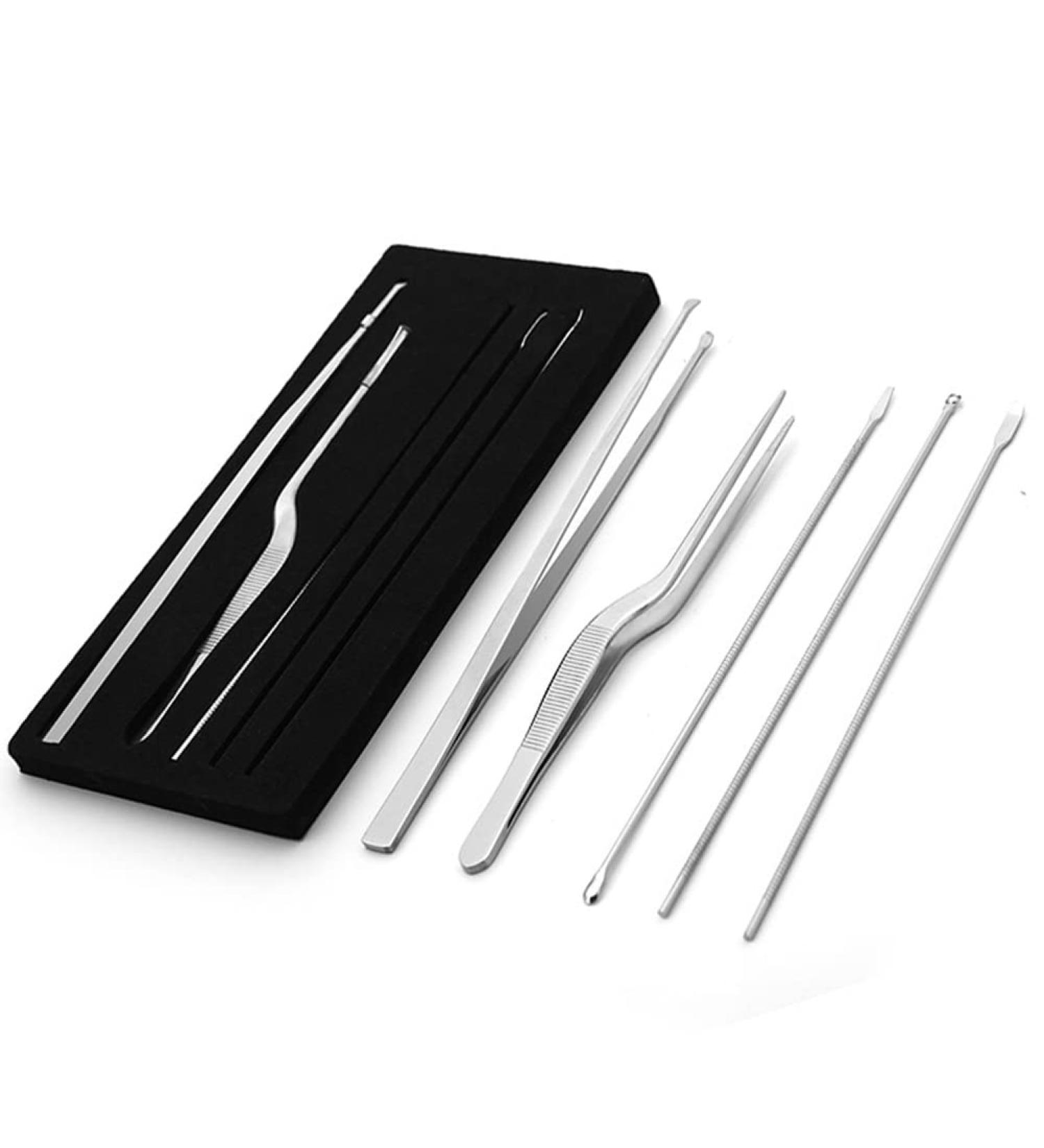 5Pcs Stainless Steel Ear Wax Remover Kit | Professional Ear Cleaning Tools - Buy Online on GoSupps.com