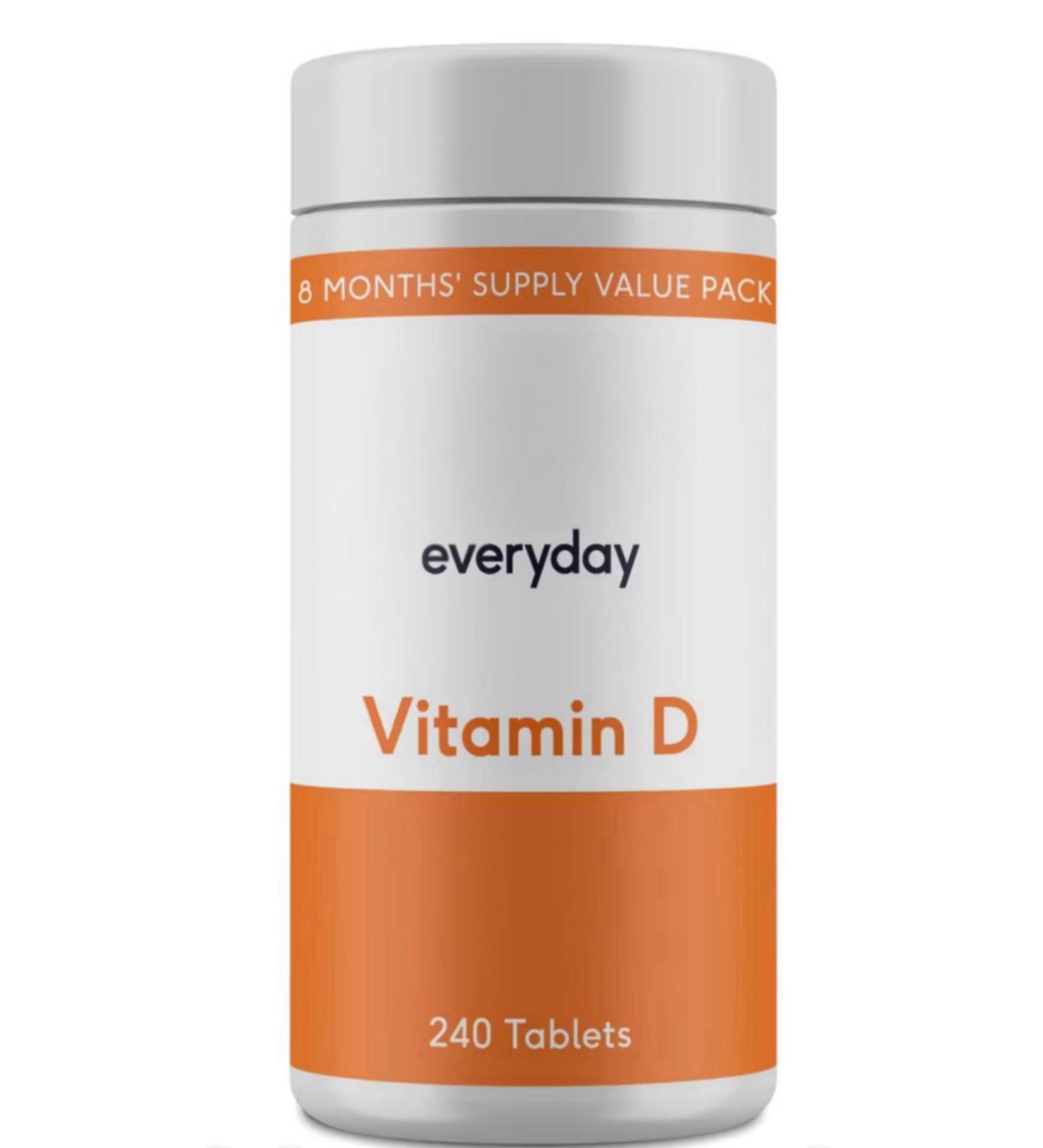 Everyday Vitamins Vitamin D 240 Tablets