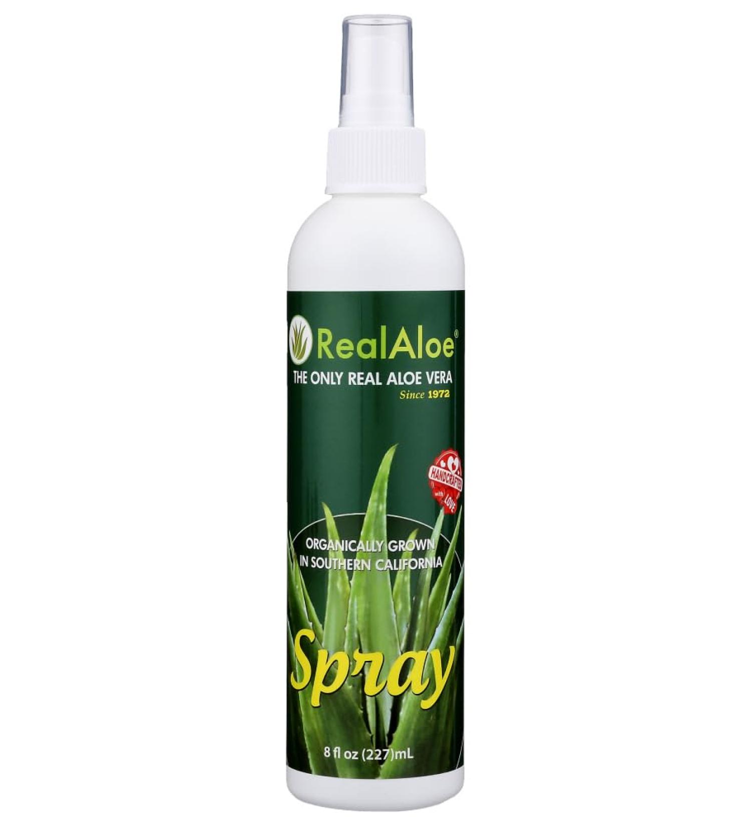 Real Aloe Vera Spray 8 Fluid Ounce (Pack of 24) - Buy Online on GoSupps.com