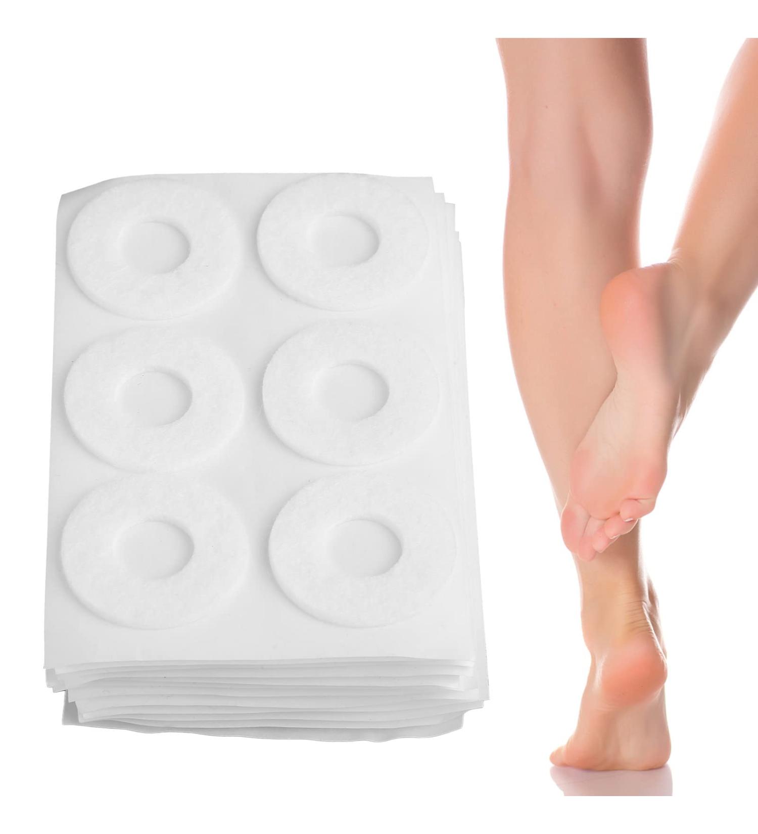 12 Sheet Callus Cushion Soft Felt Callus Pads Men Women Soreness Relief Soft Adhesive Round Foot Corn Callus Pad Remover Stick Foot Care Cushions for Men Women - Buy Online on GoSupps.com