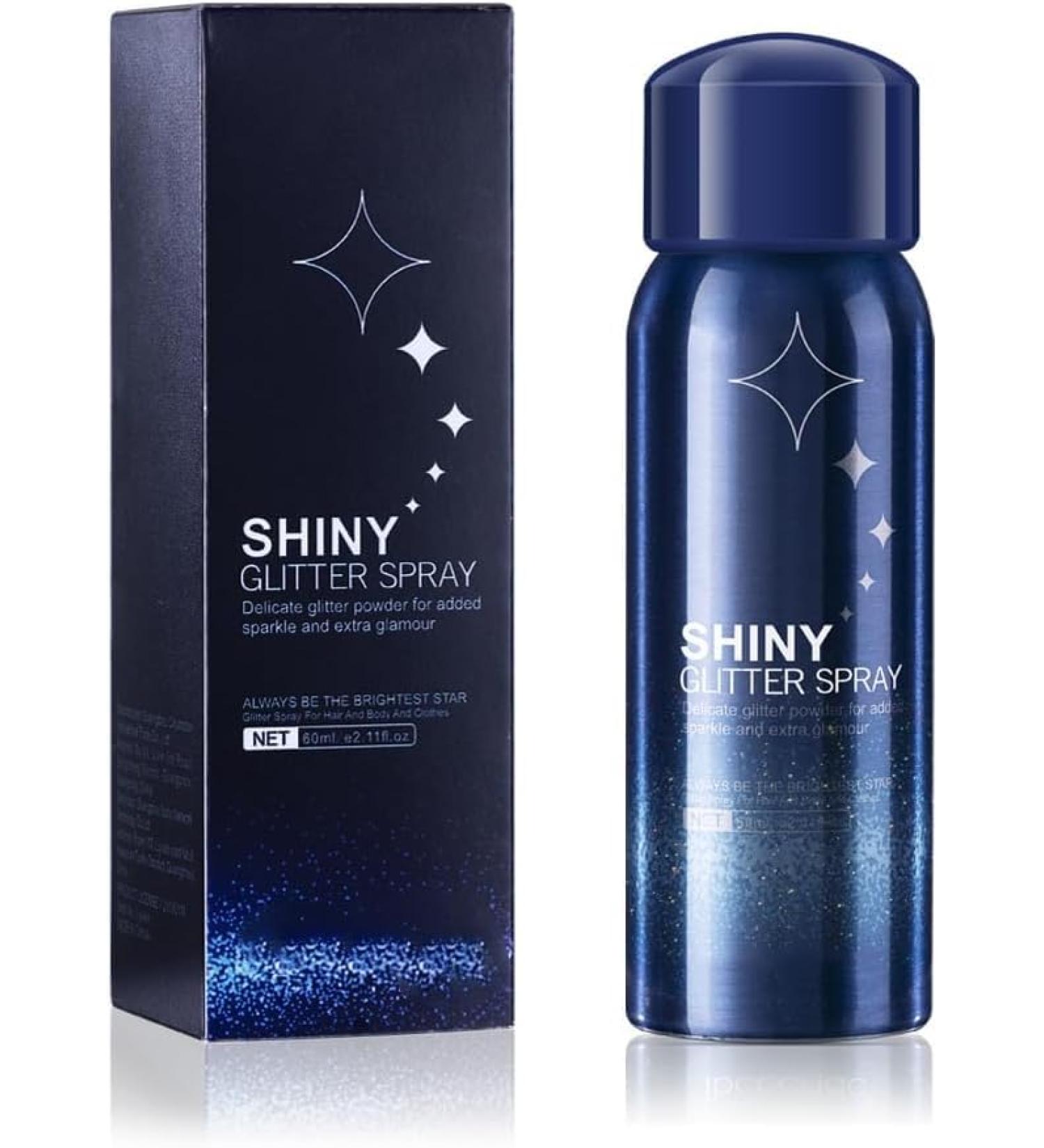 Body Glitter & Glitter Spray for Hair & Body - Shiny Stage Makeup & Festival Rave - 2.11oz/60ml - Buy Online on GoSupps.com