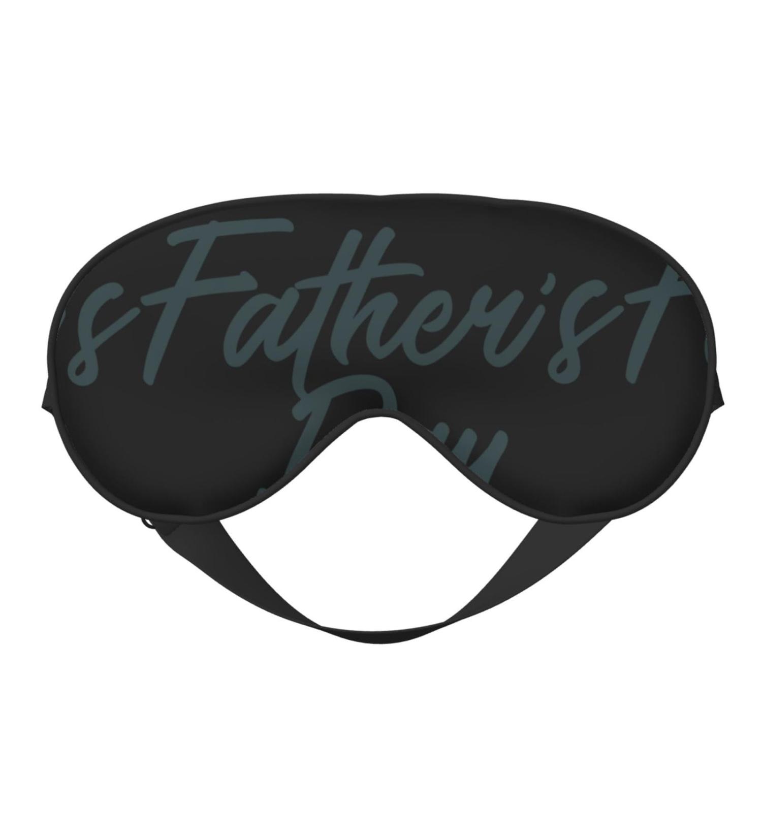 Happy Father's Day Sleep Mask - Adjustable Double-Sided Soft Eye Covers for Comfortable Sleep & Reduced Eye Edema - Buy Online on GoSupps.com
