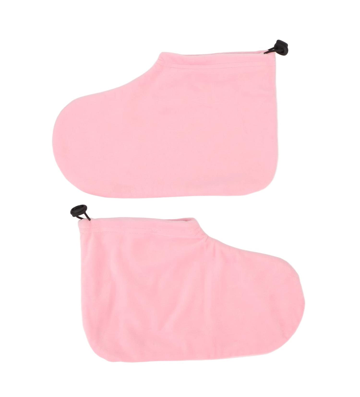 Adjustable Tightness Paraffin Wax Booties for Women Skin Care Wax SPA Accessory Multiple Applicable Place Soft Lint Fabric for Home Beauty Salon DIY Soft Hot Wax Thermal - Buy Online on GoSupps.com
