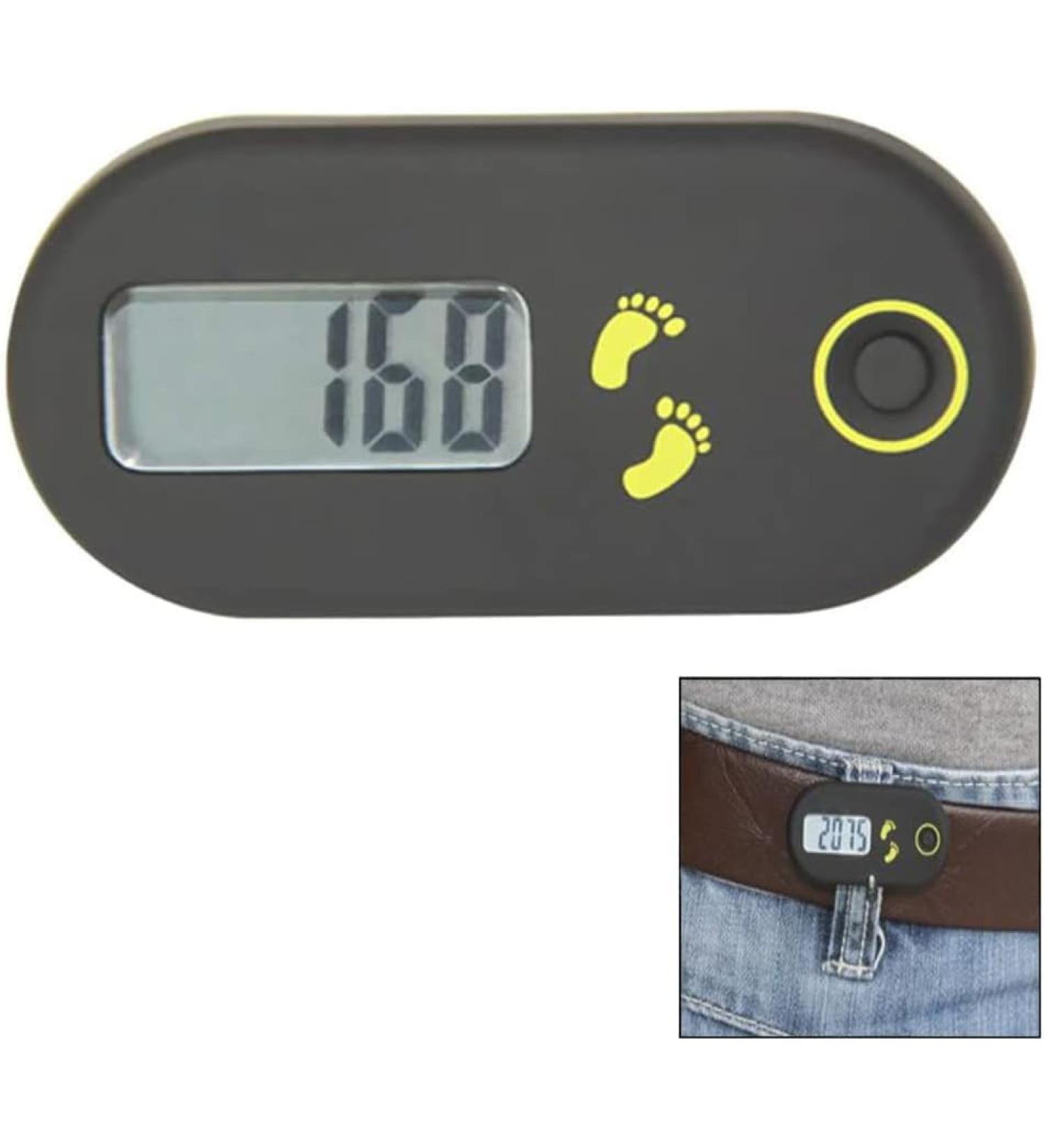 Buy XLKJ 3D Pedometer Clip - Portable Walking Sport Tracker Without App (Black) | International Shipping - Buy Online on GoSupps.com