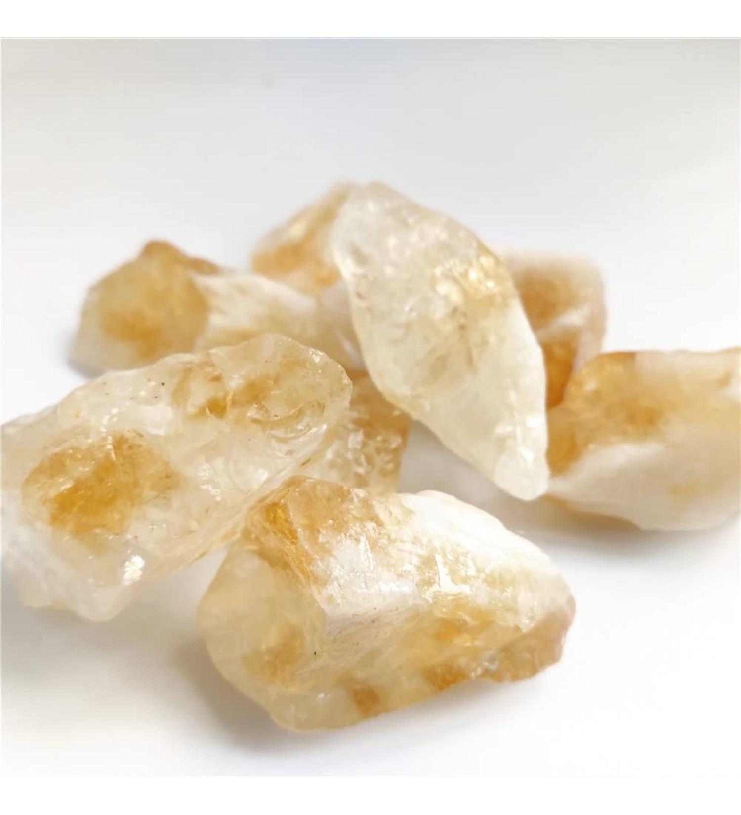 Natural Brazilian Citrine Raw Citrine Rough Specimen Collection Home Decoration and DIY Gifts Stones (Color : Yellow Size : 3-5cm 100g) 3-5cm 100g Yellow